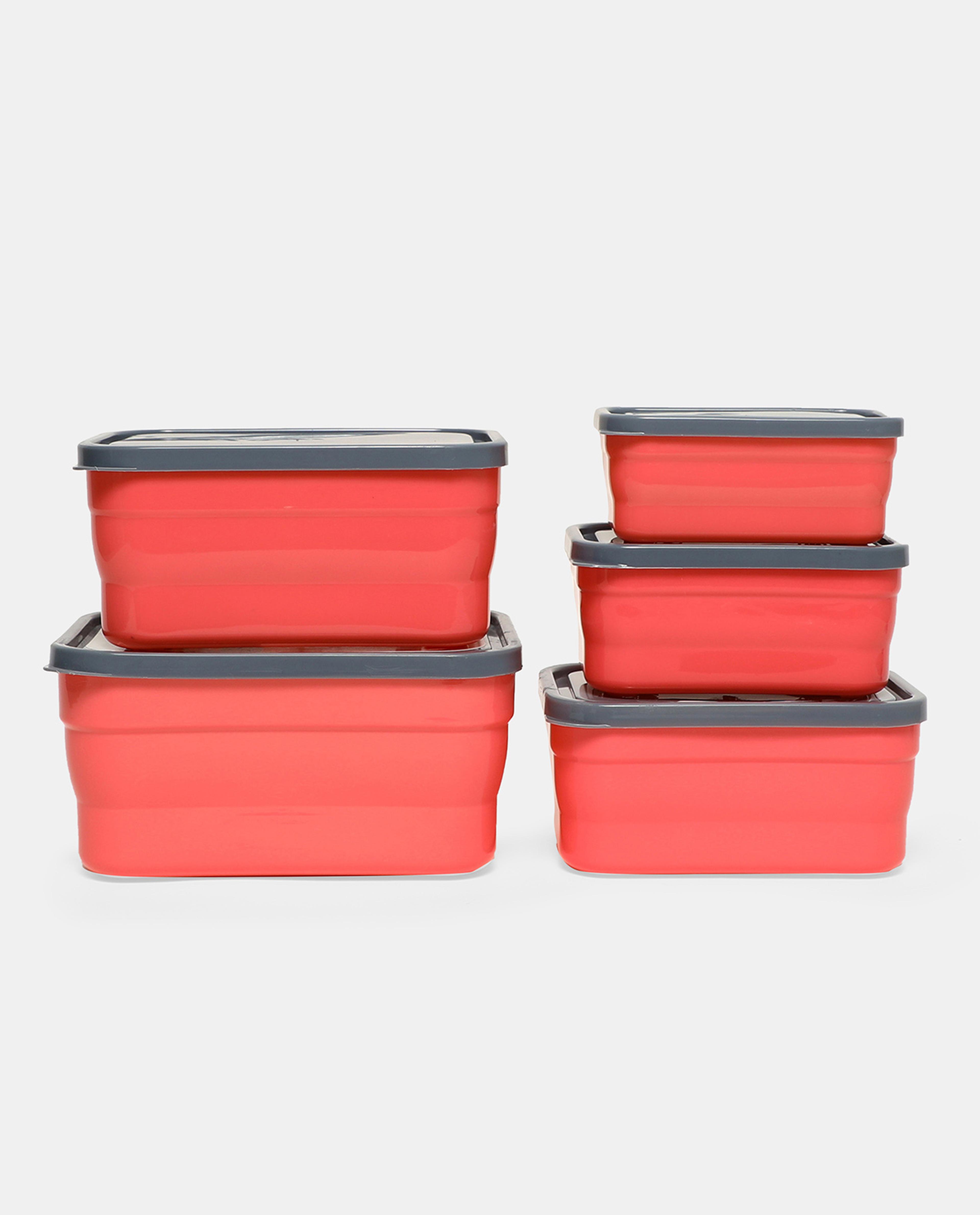 Set of 5 Rectangular Food Container