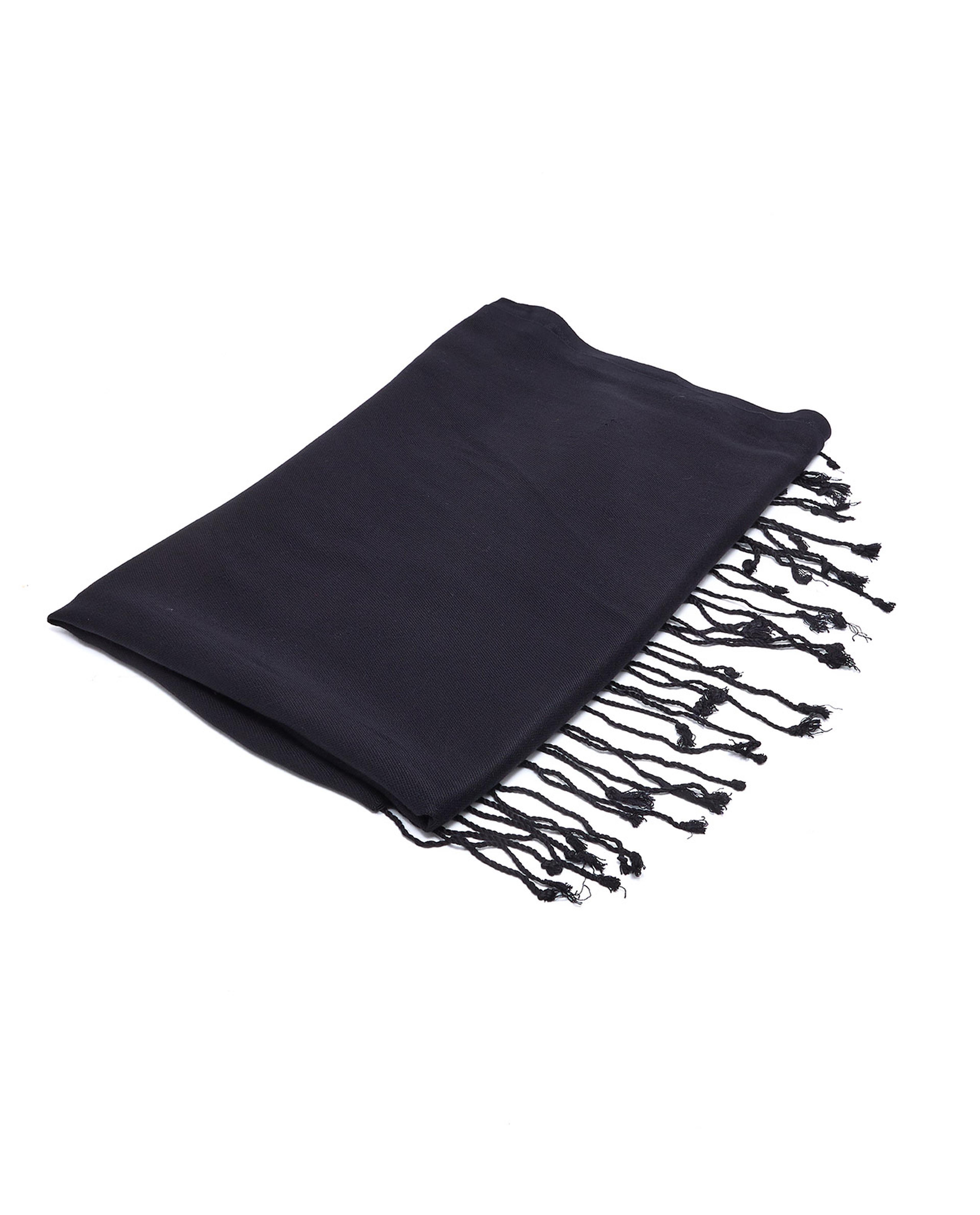 Tassel Hem Pashmina Scarf