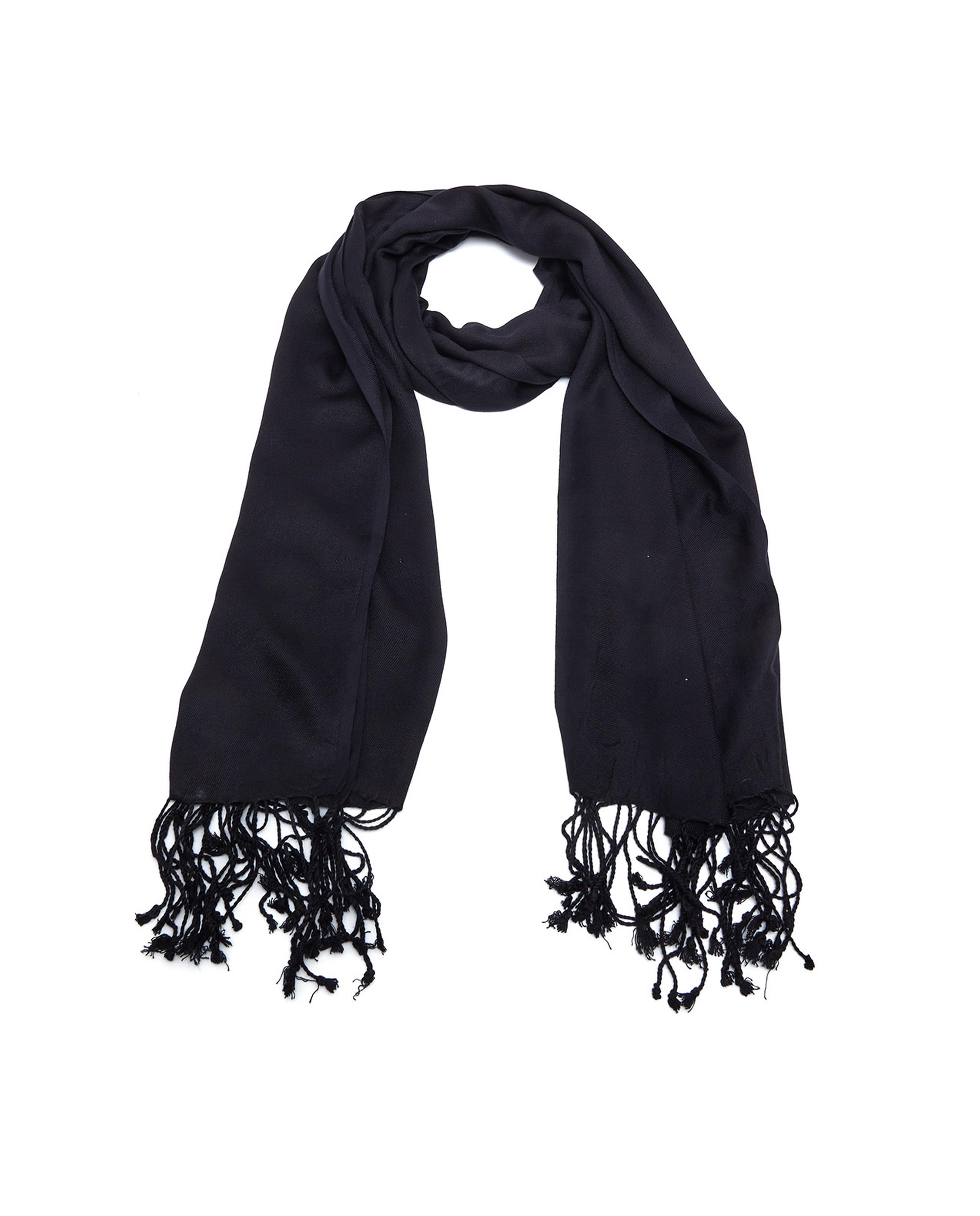 Tassel Hem Pashmina Scarf
