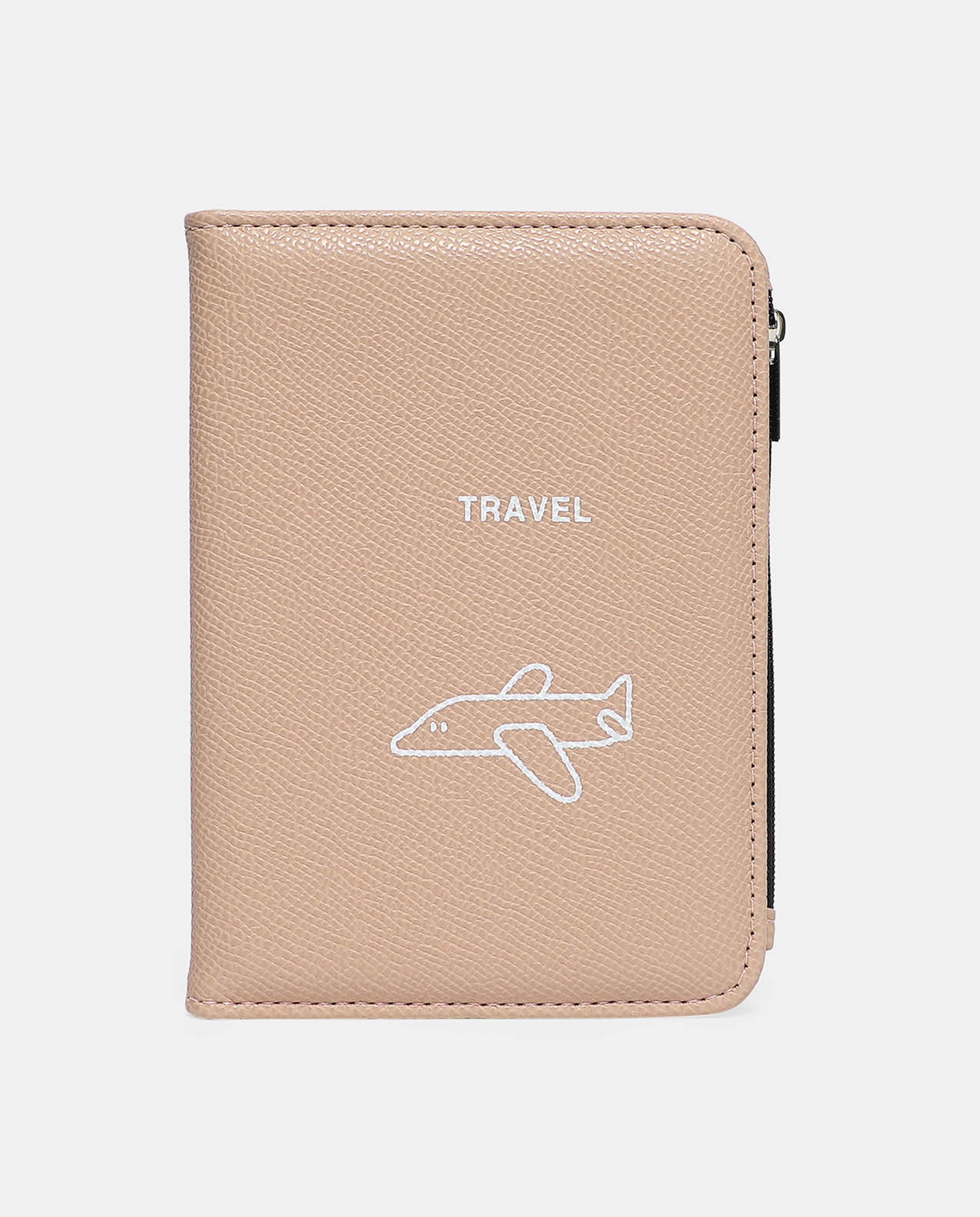 Printed Zip Around Passport Cover