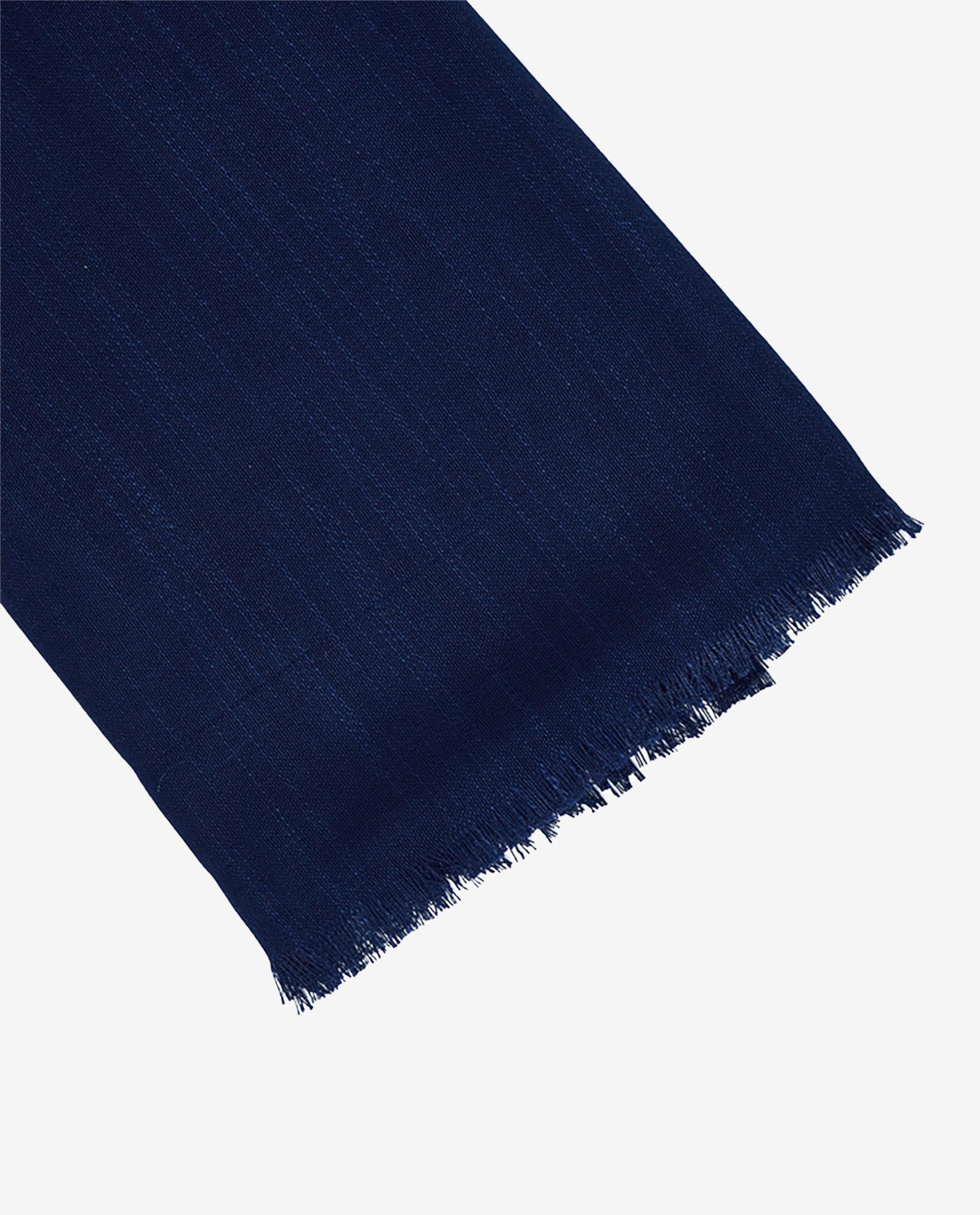 Navy Solid Viscose Scarves