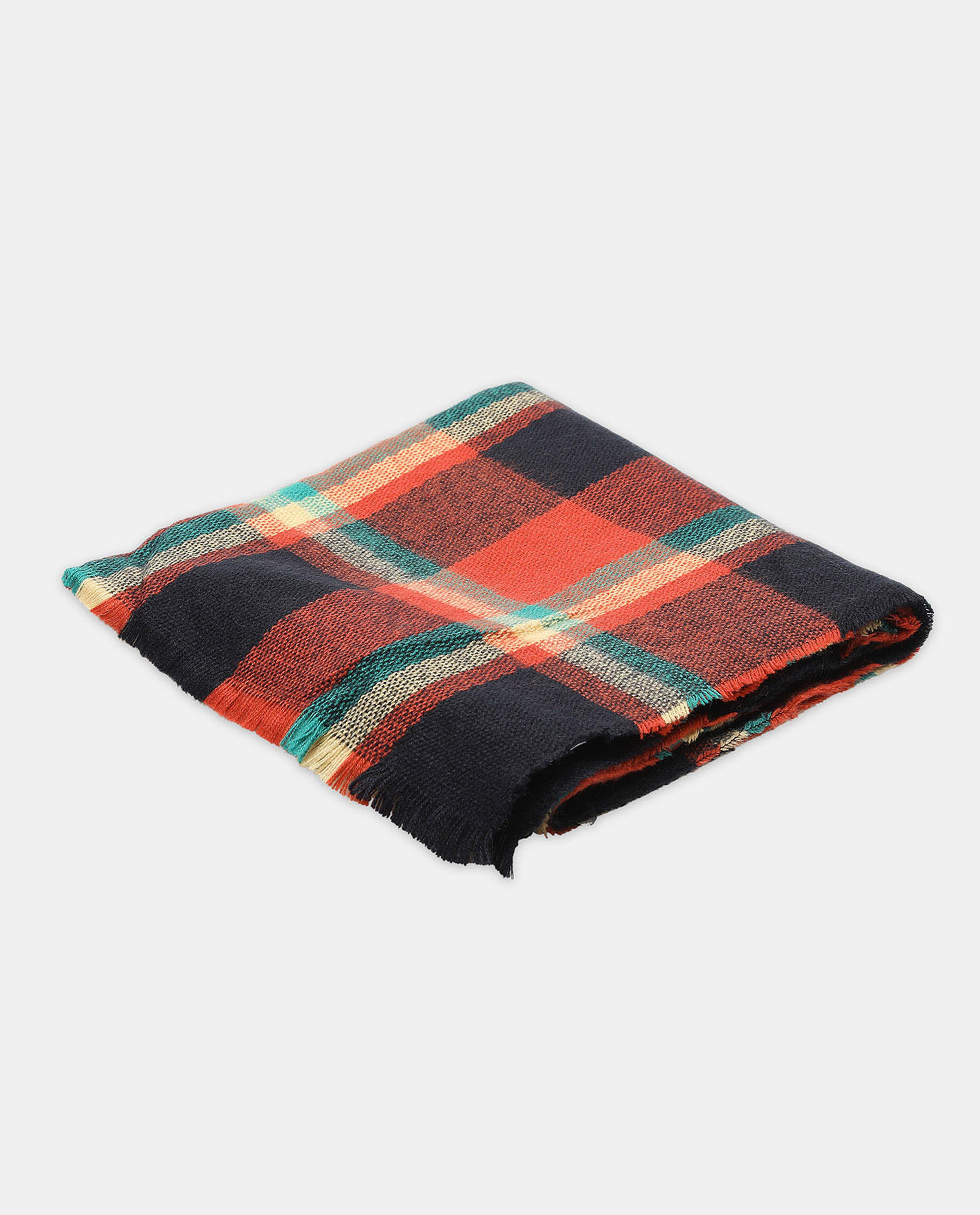 Checked Patterned Scarf
