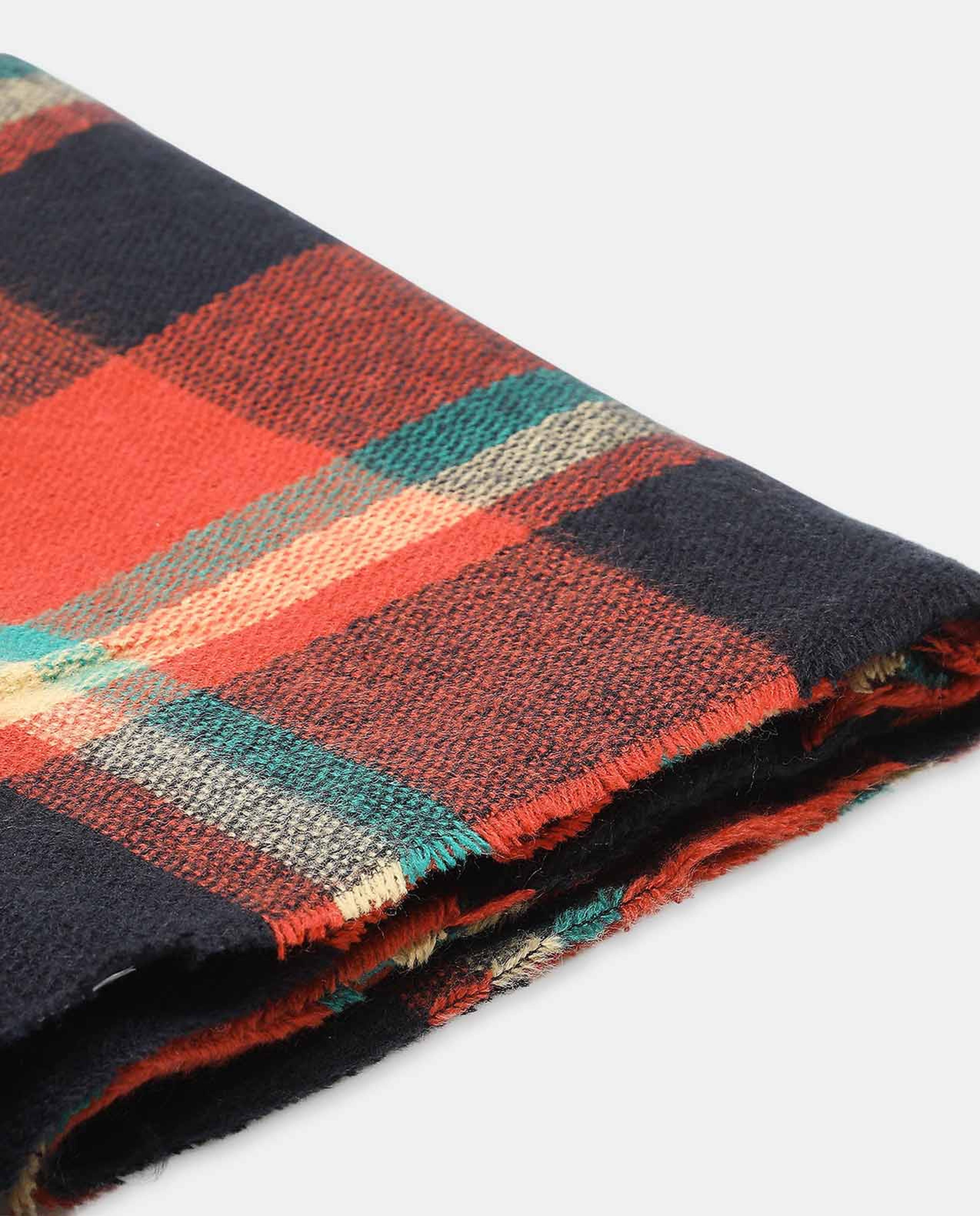 Checked Patterned Scarf