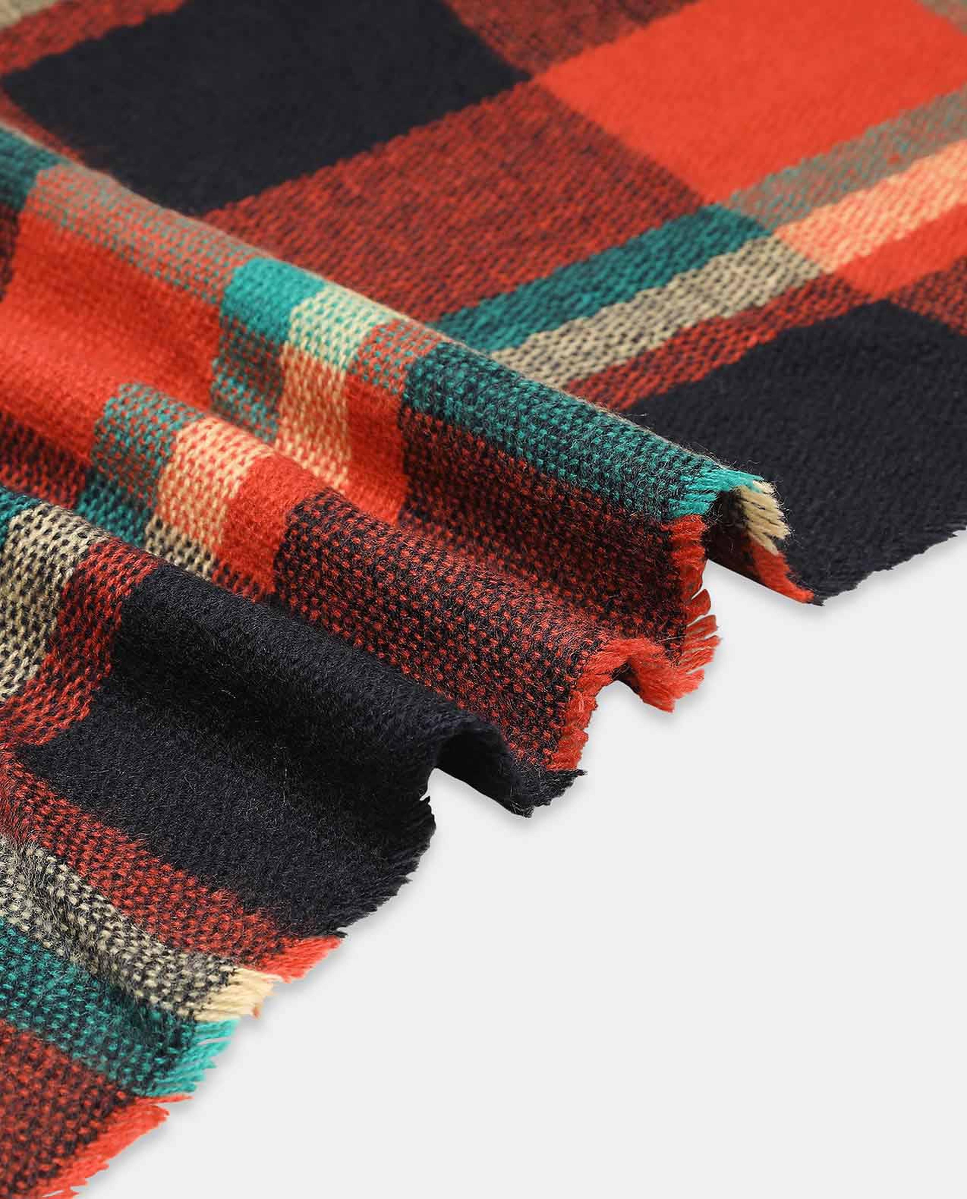 Checked Patterned Scarf