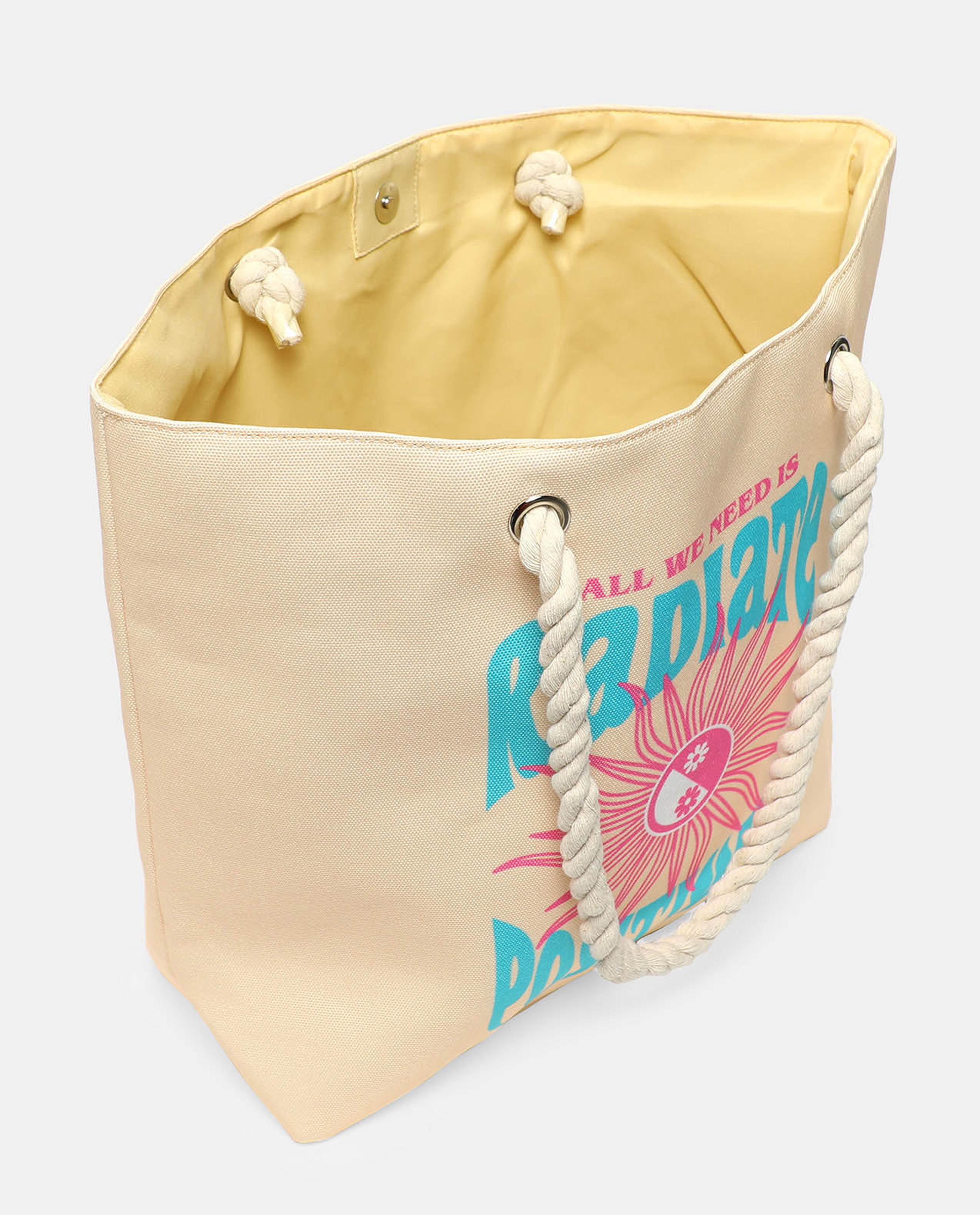 Typography Printed Tote Shopper Bag