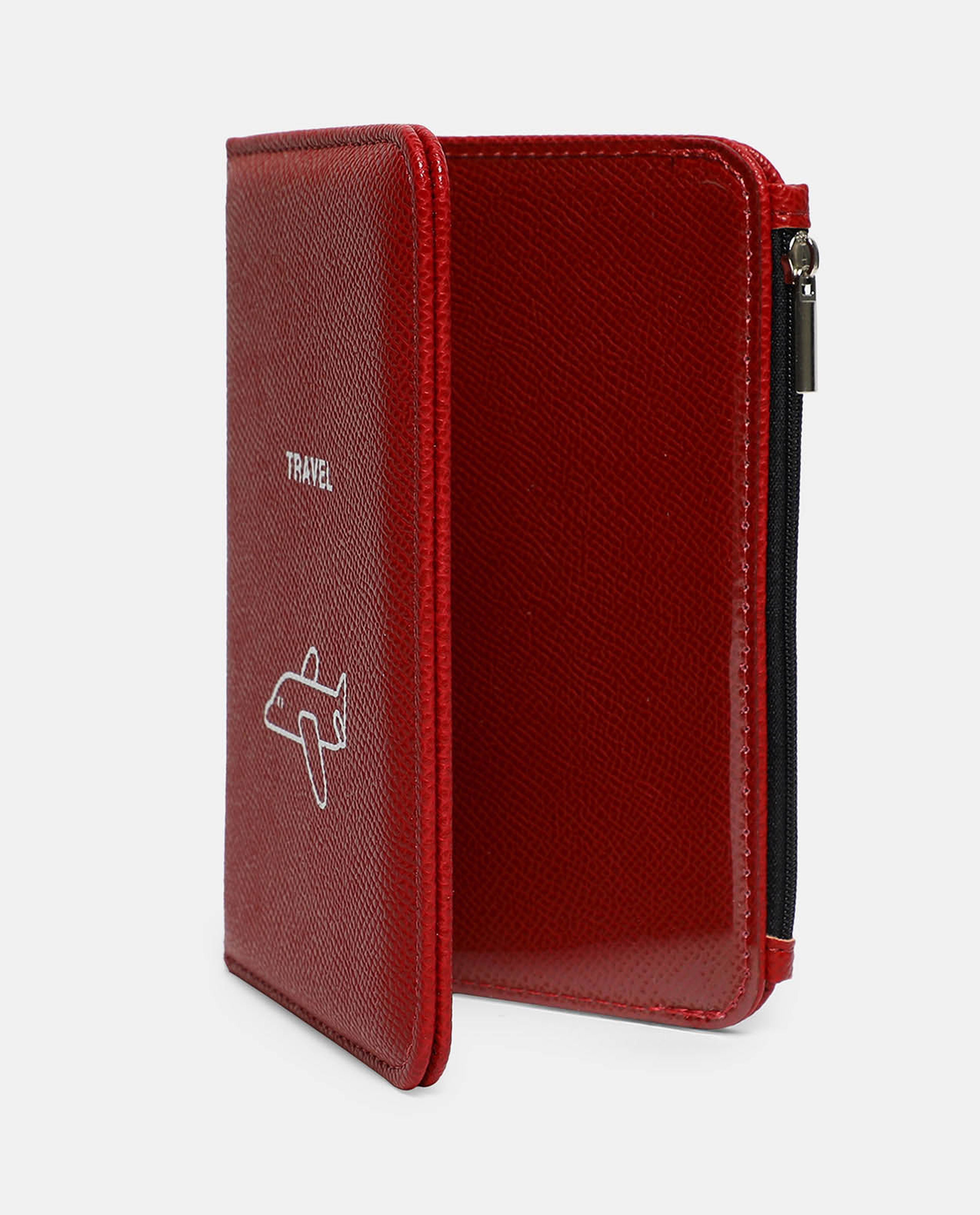 Printed Zip Around Passport Cover