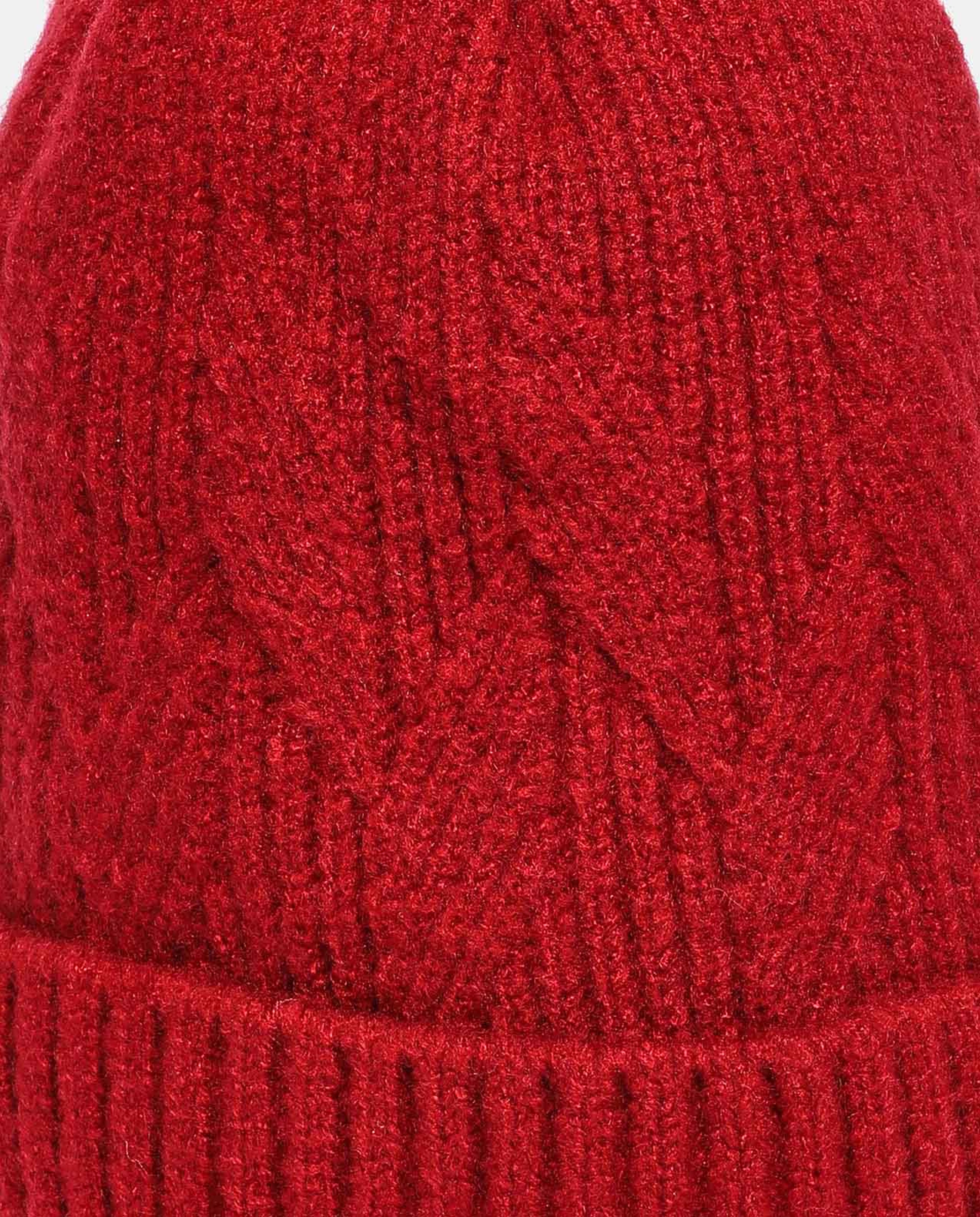 Self Design Knitted Pom-Pom Beanie Cap