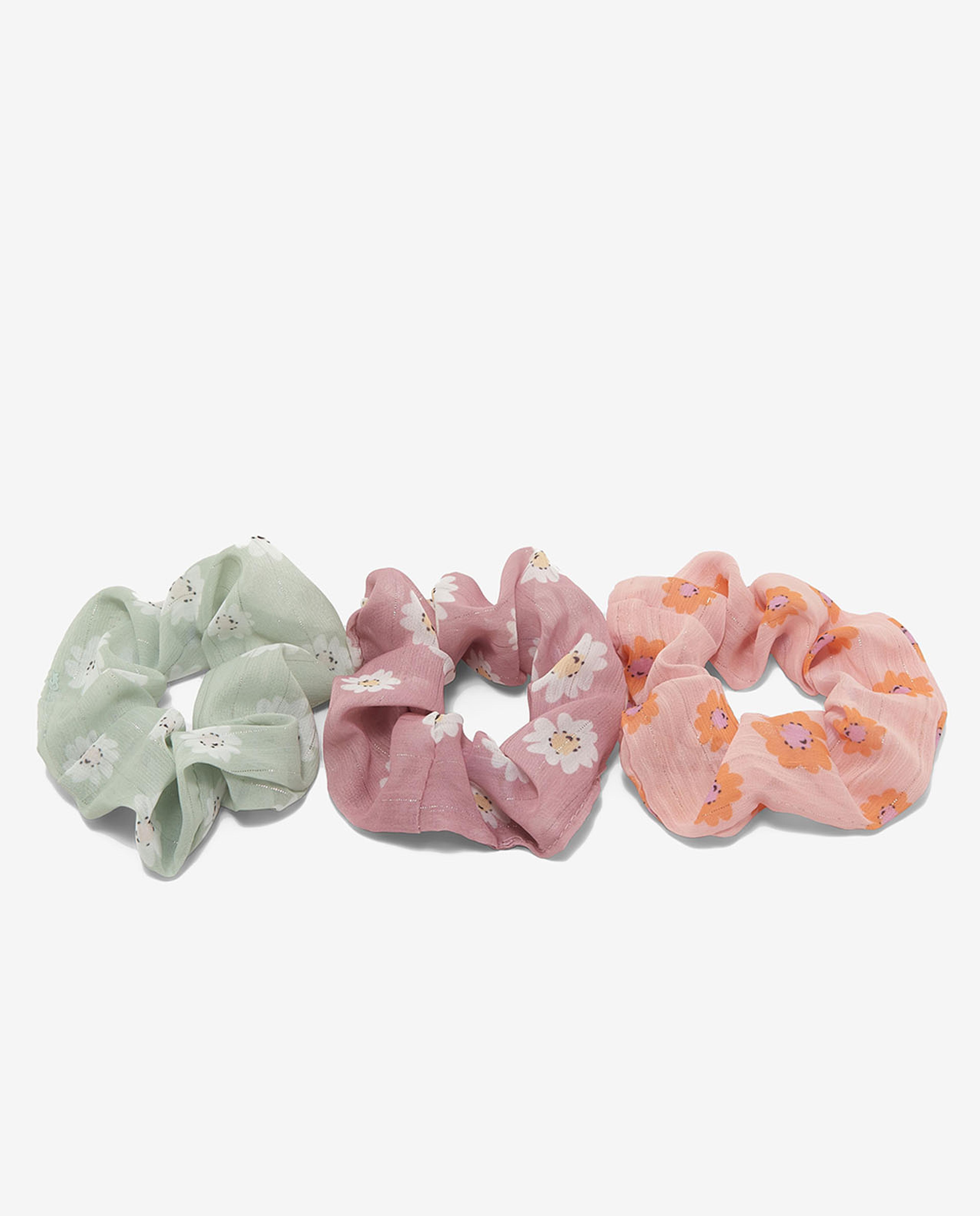 Pack of 3 Printed Scrunchies