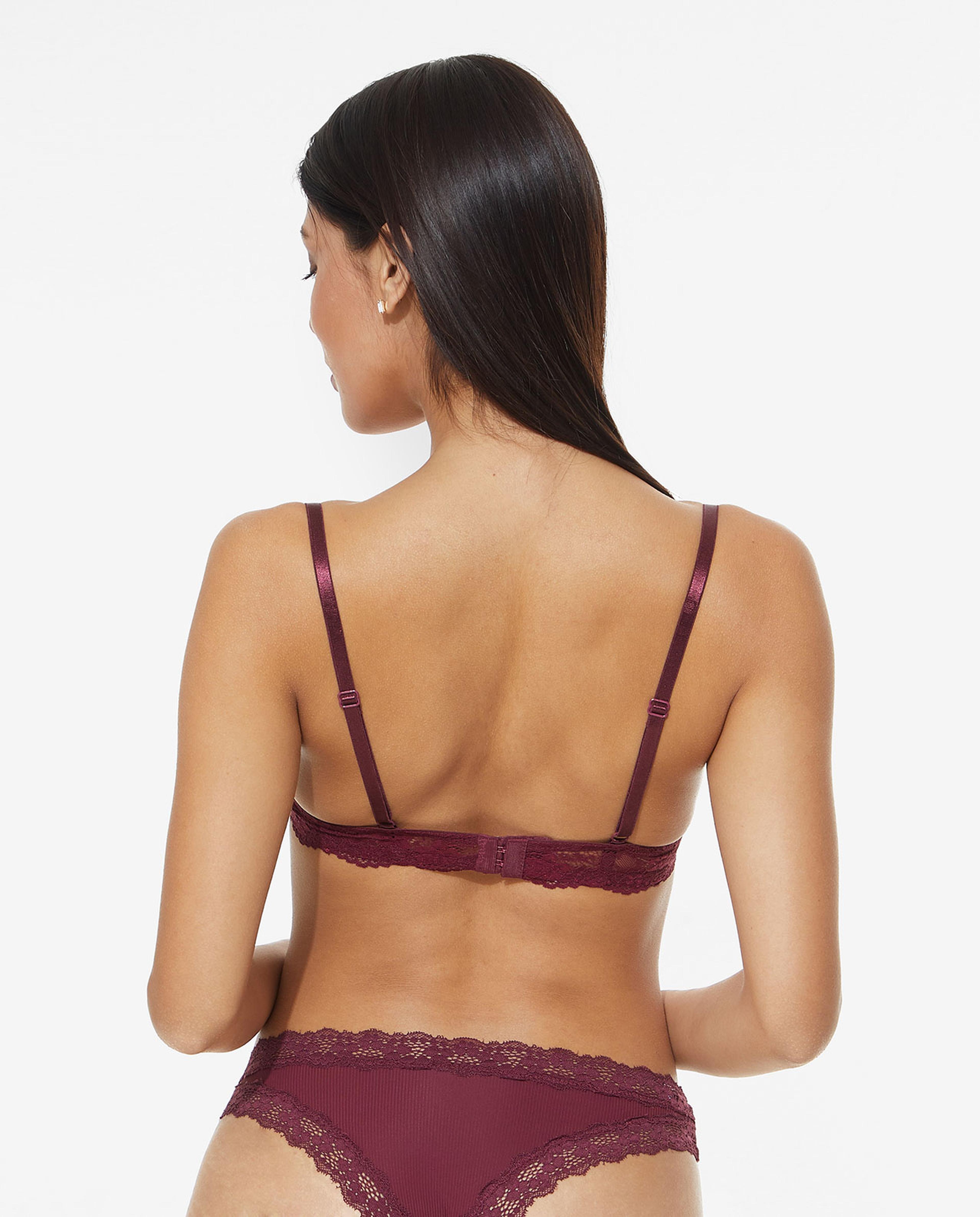 Solid Underwire Bra
