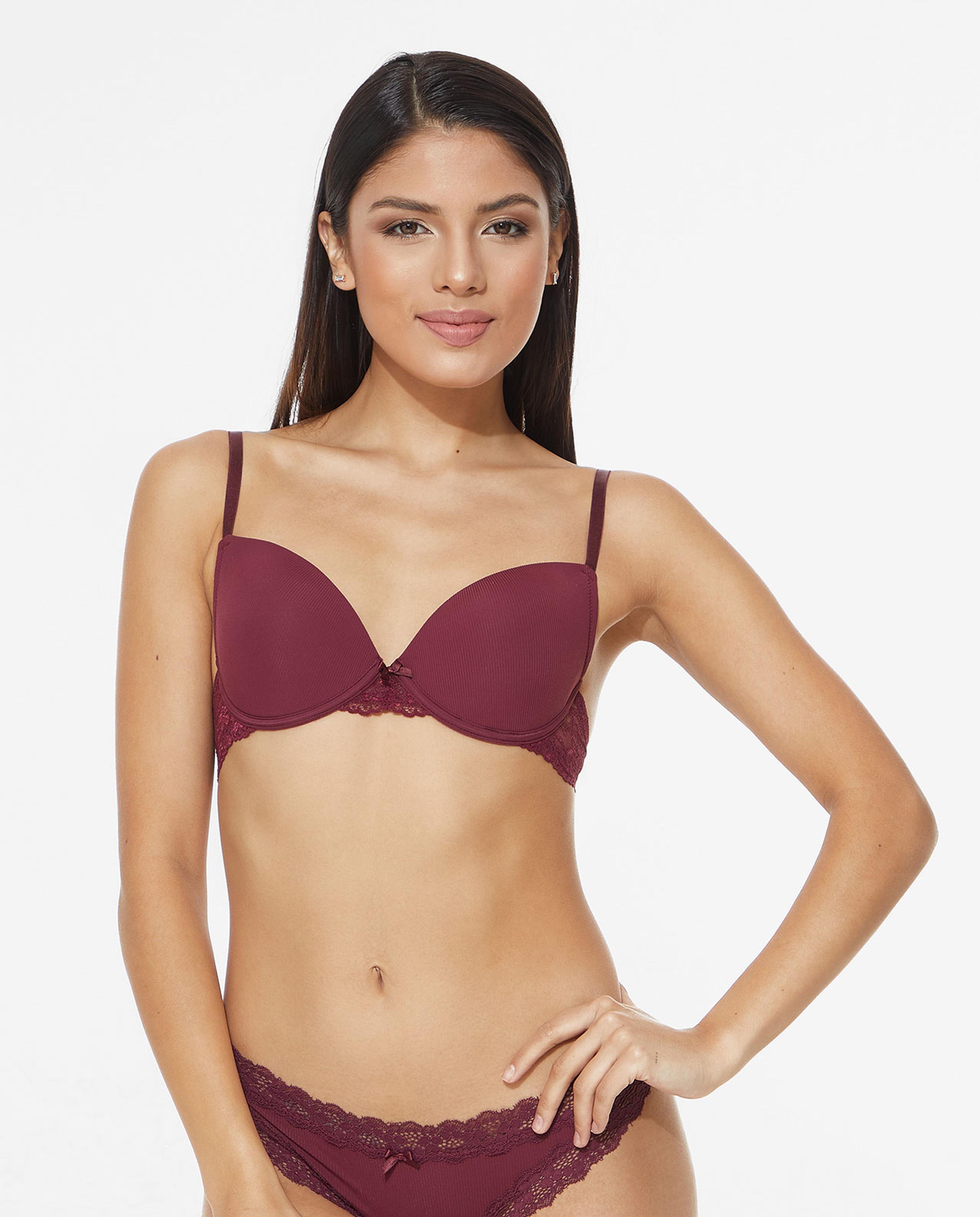 Solid Underwire Bra