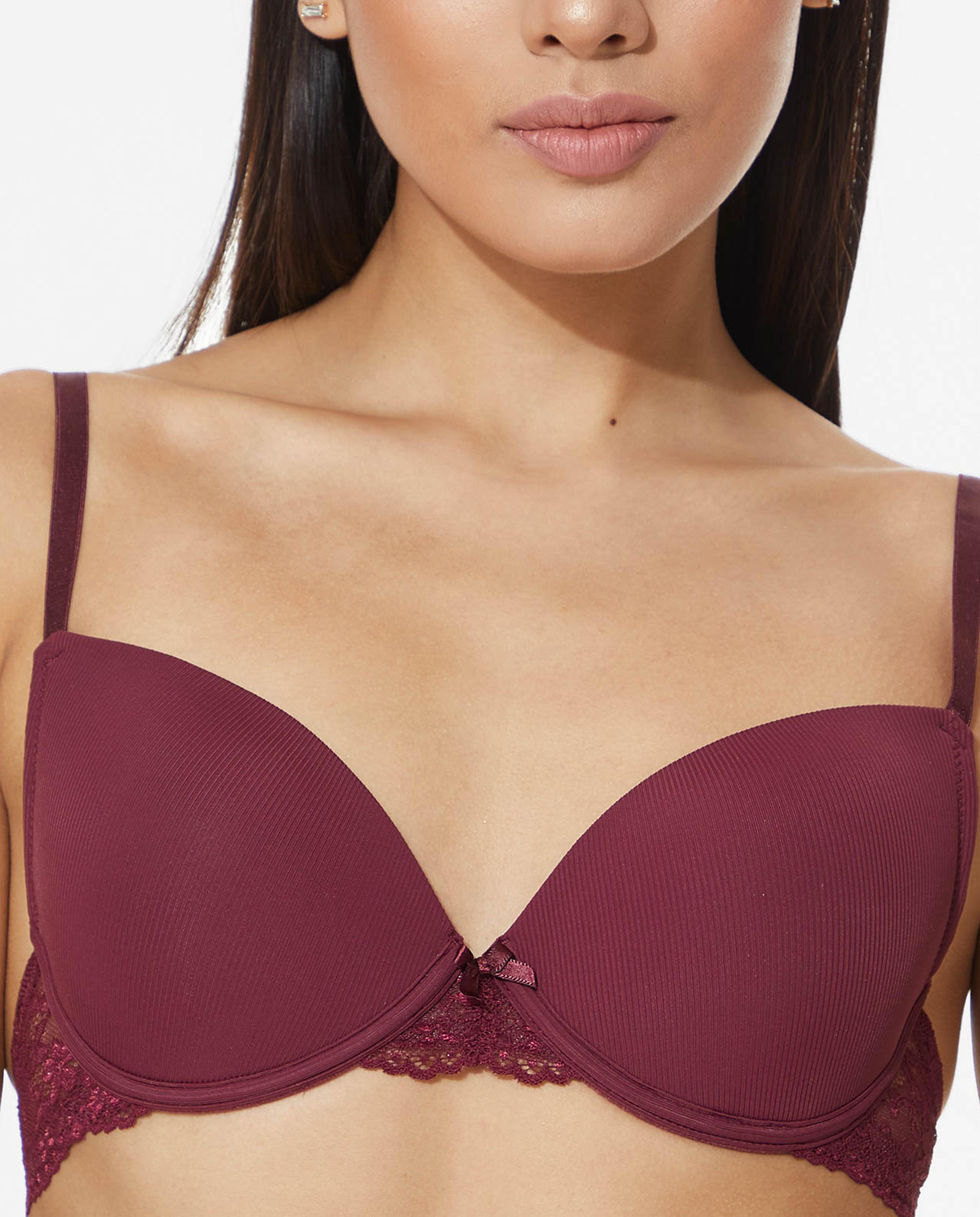 Solid Underwire Bra
