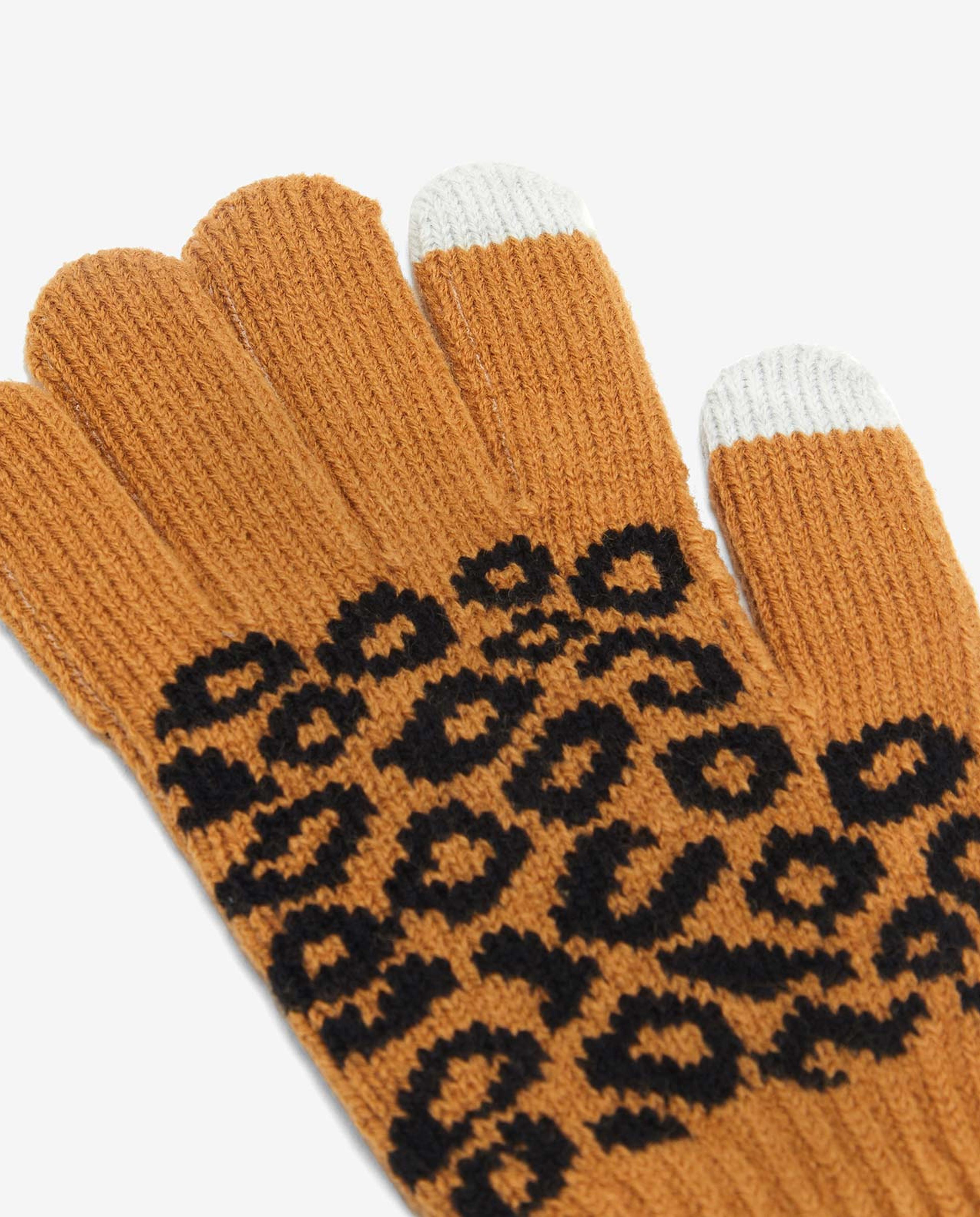 Patterned Knitted Gloves