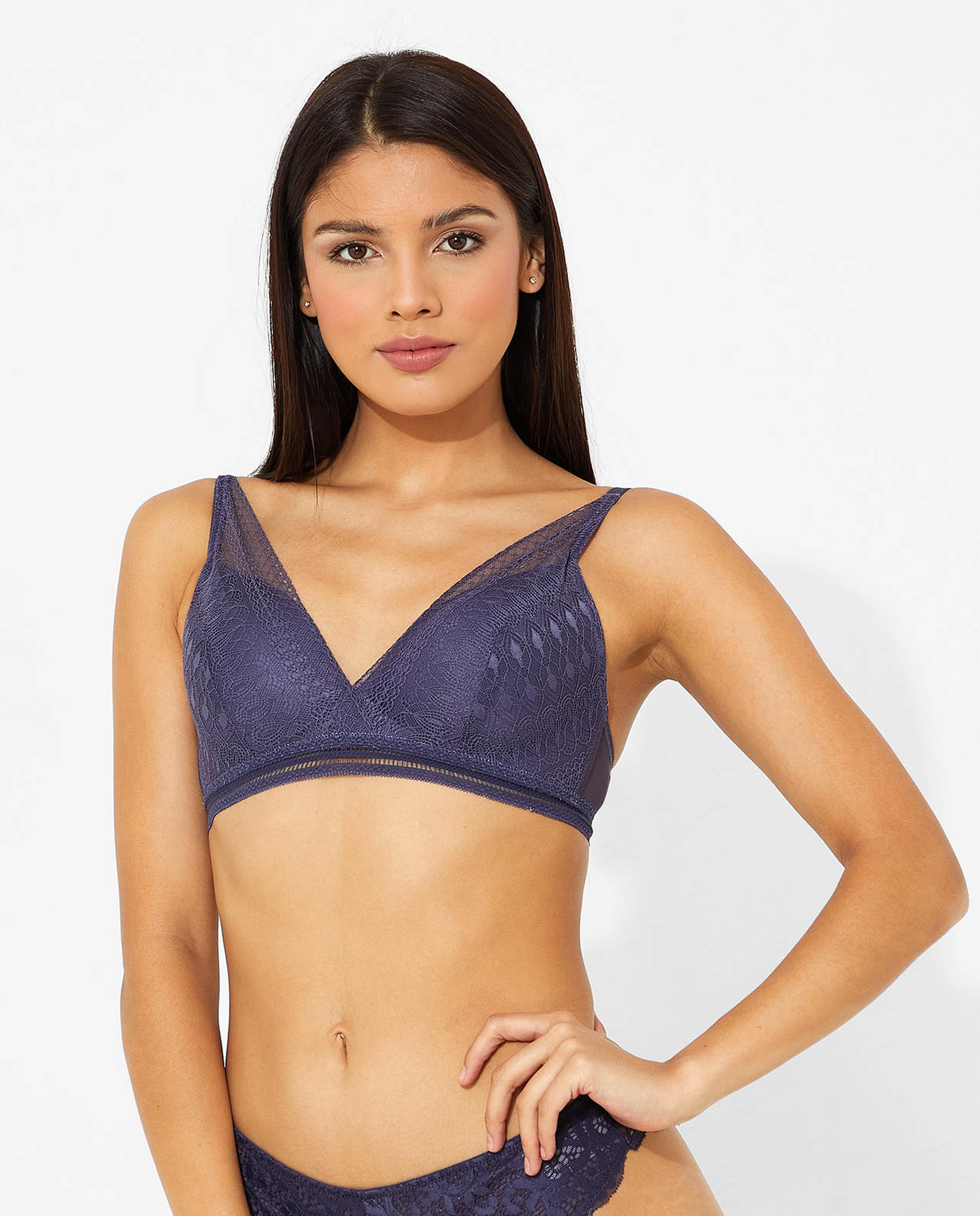 Full Lace Plunge Bra