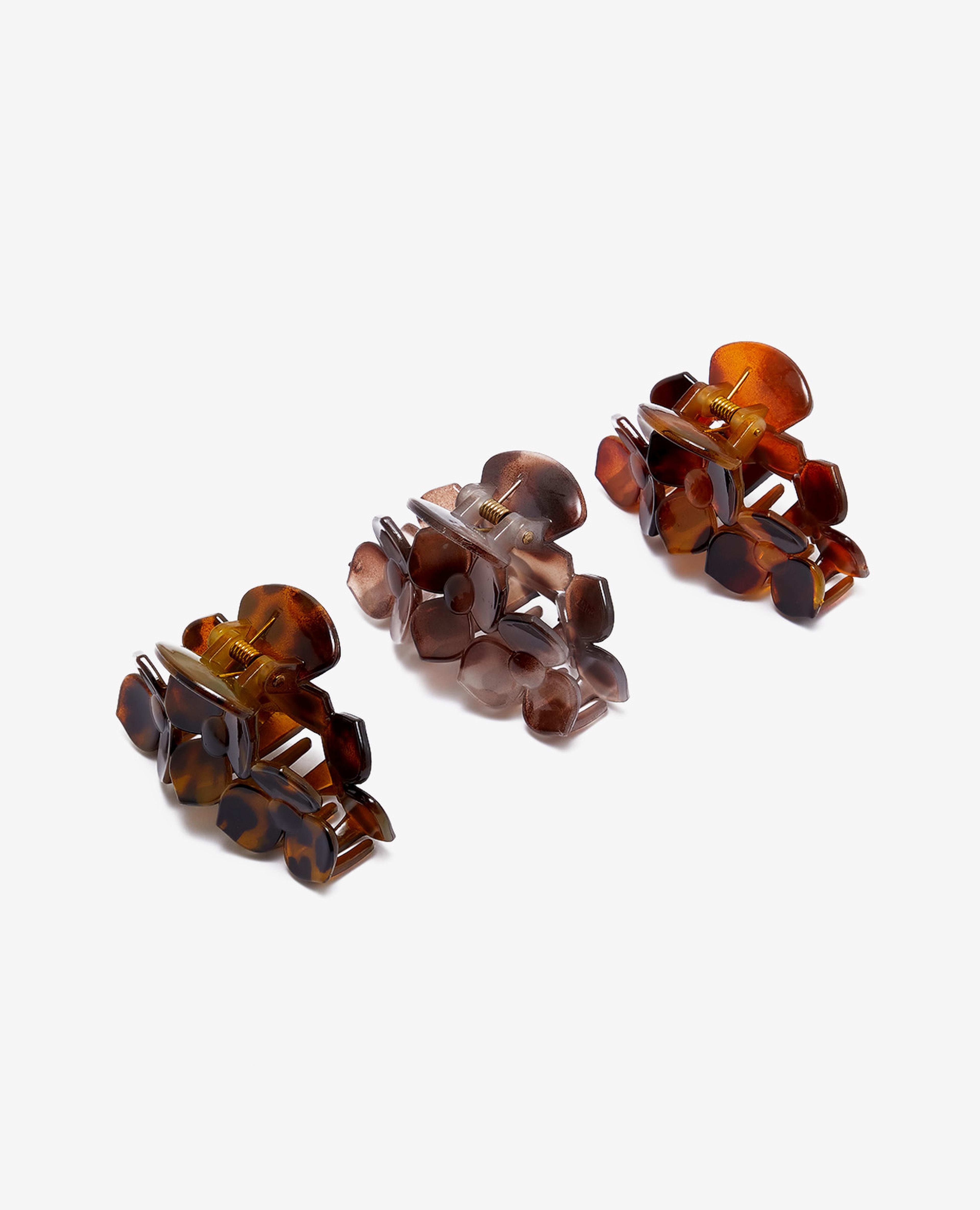 Pack of 3 Printed Claw Clips