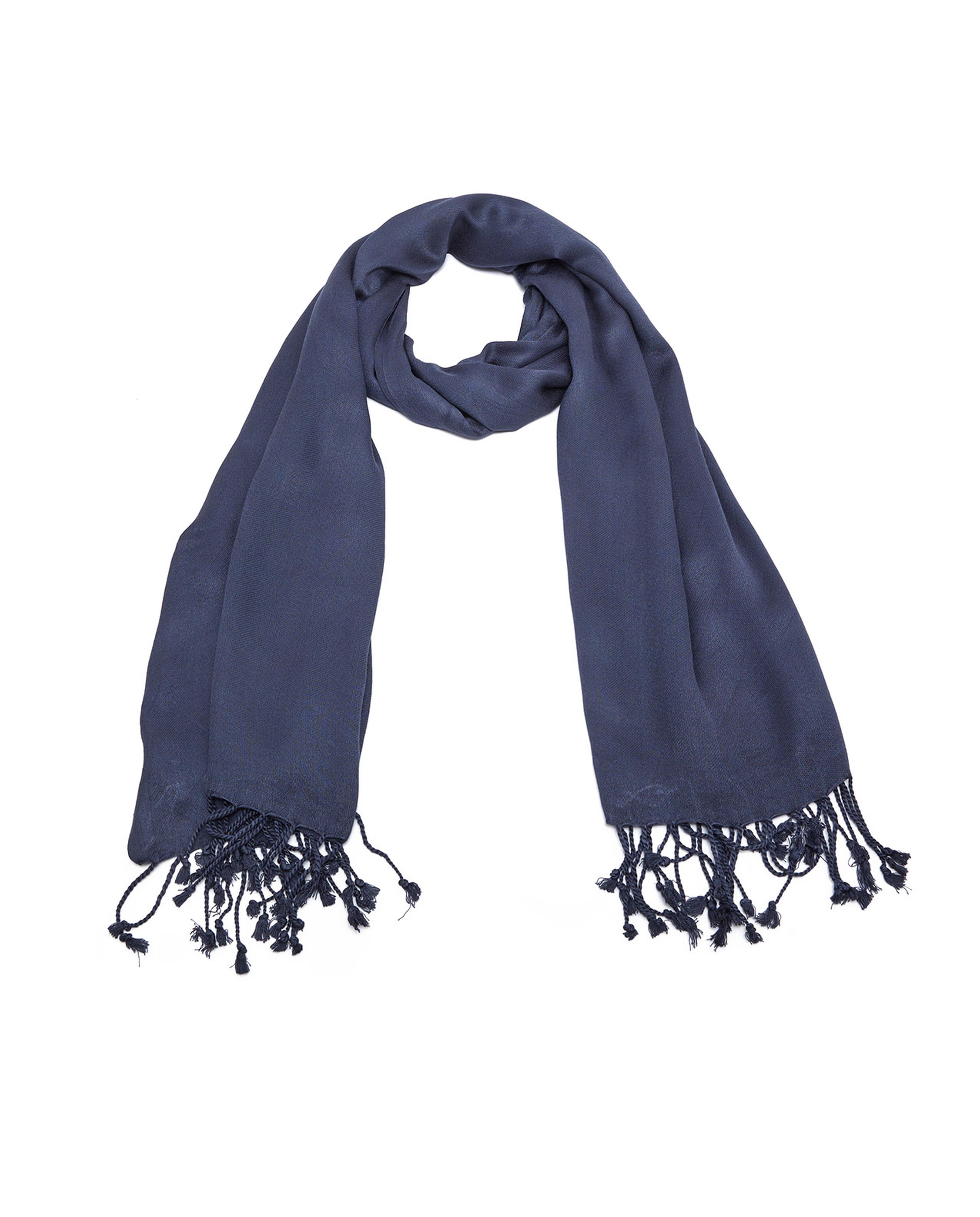 Tassel Hem Pashmina Scarf