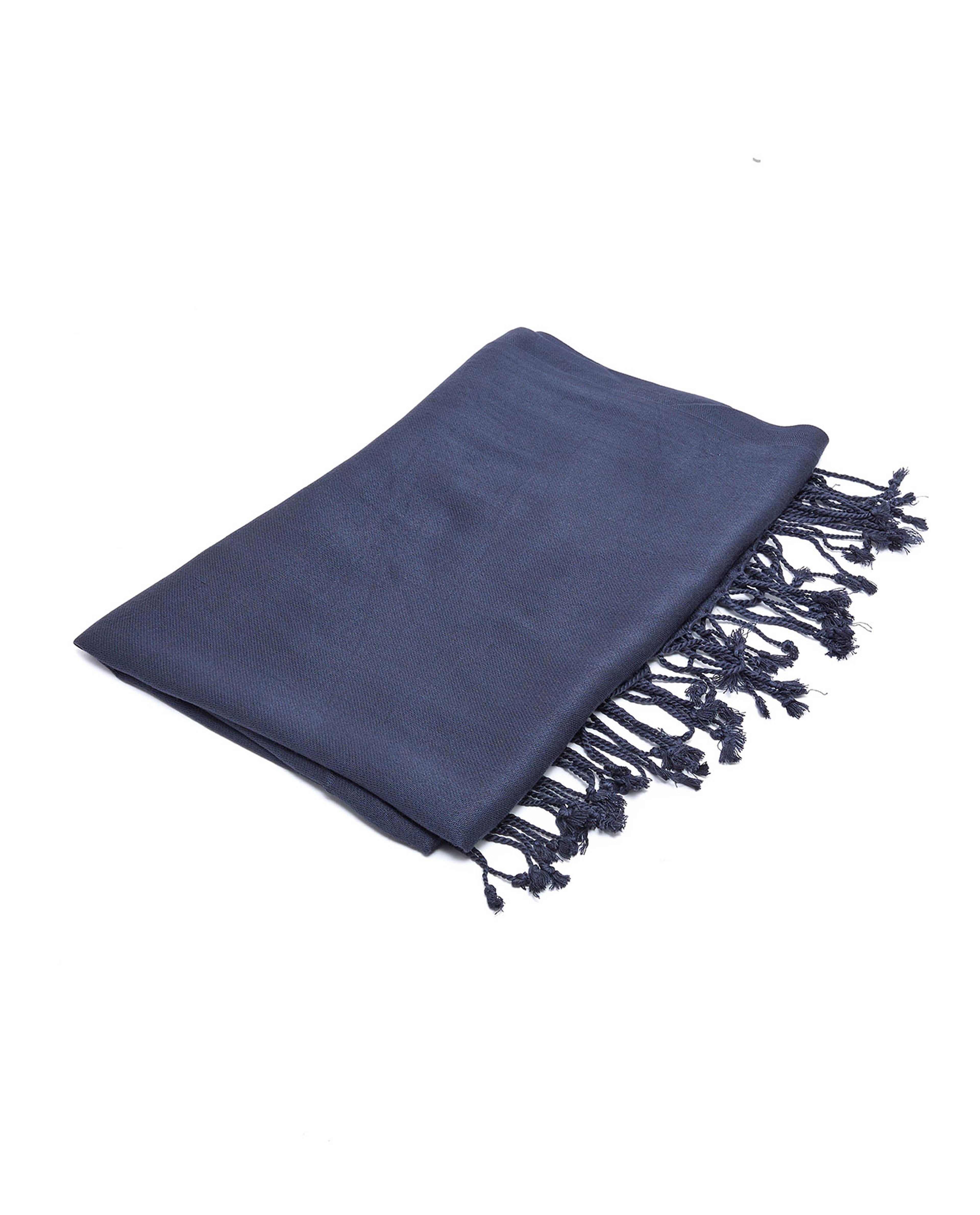 Tassel Hem Pashmina Scarf