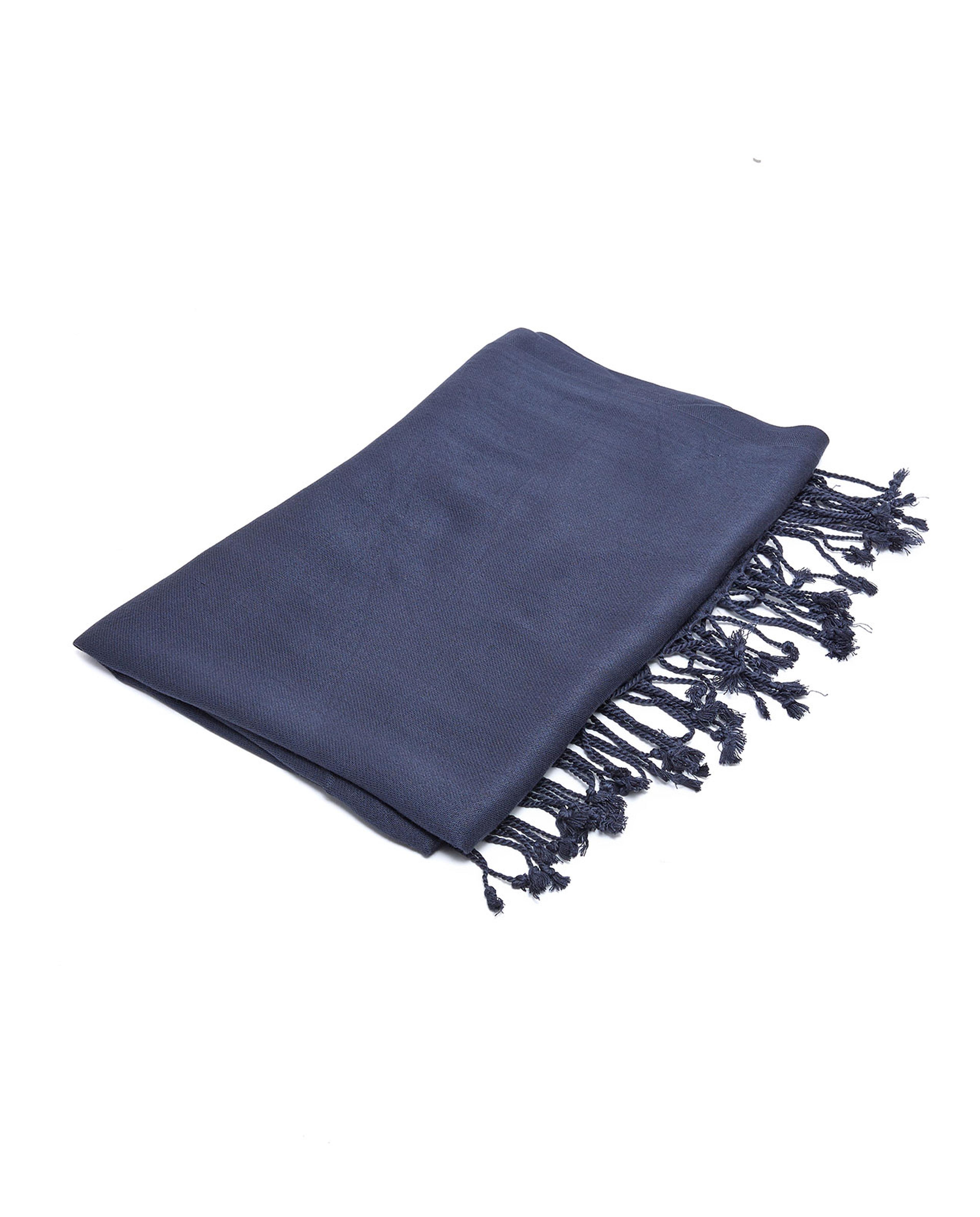 Tassel Hem Pashmina Scarf