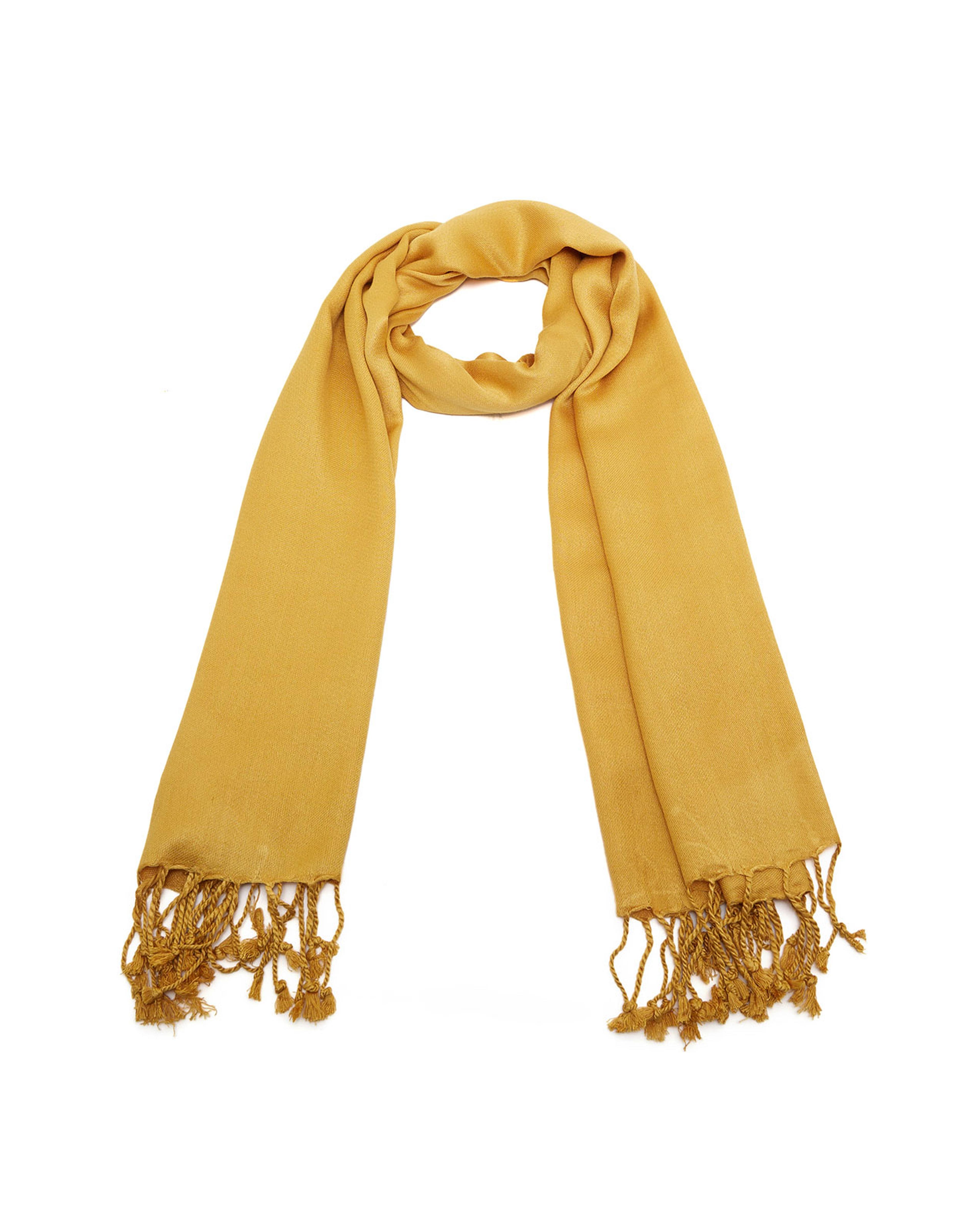Tassel Hem Pashmina Scarf