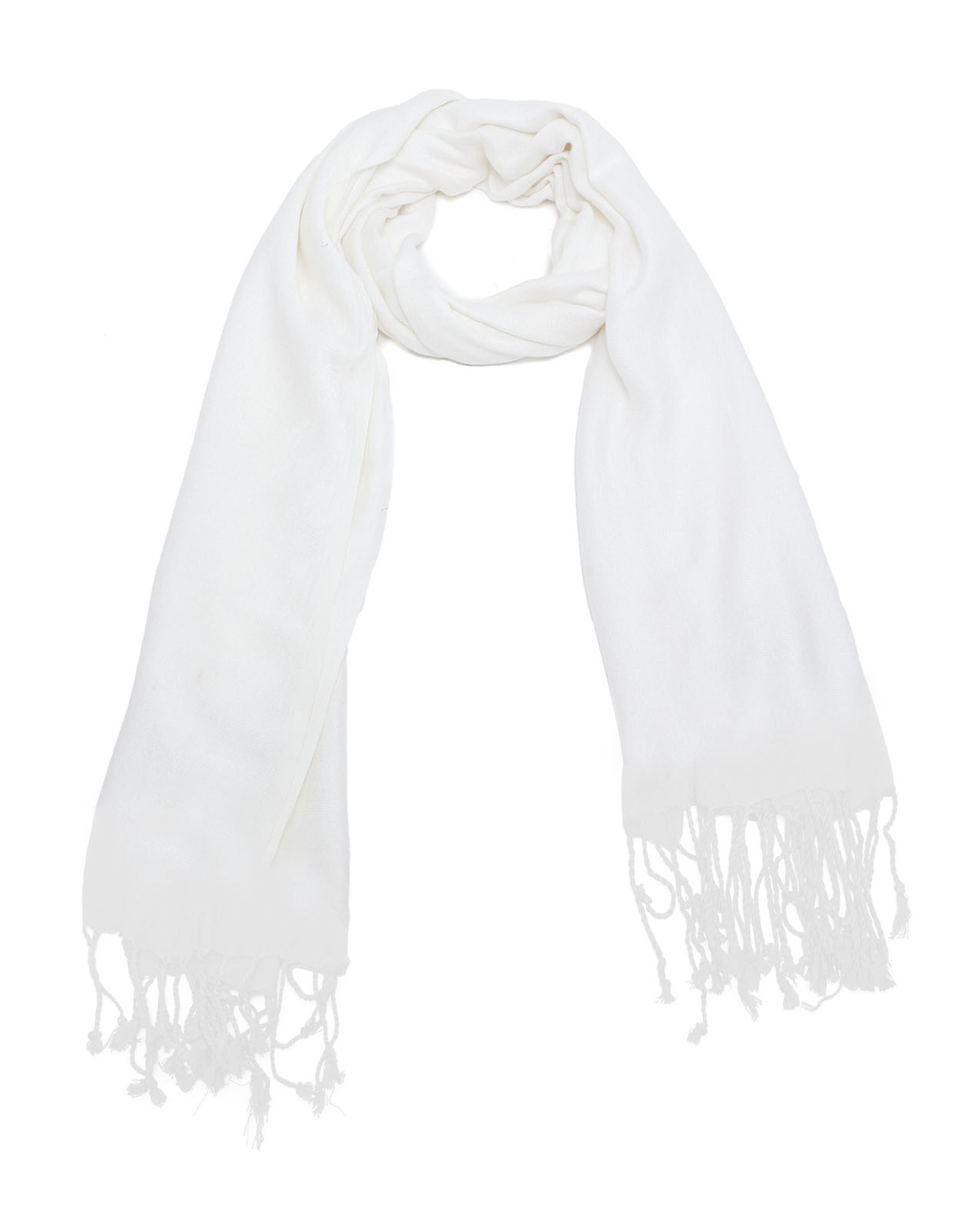 Tassel Hem Pashmina Scarf