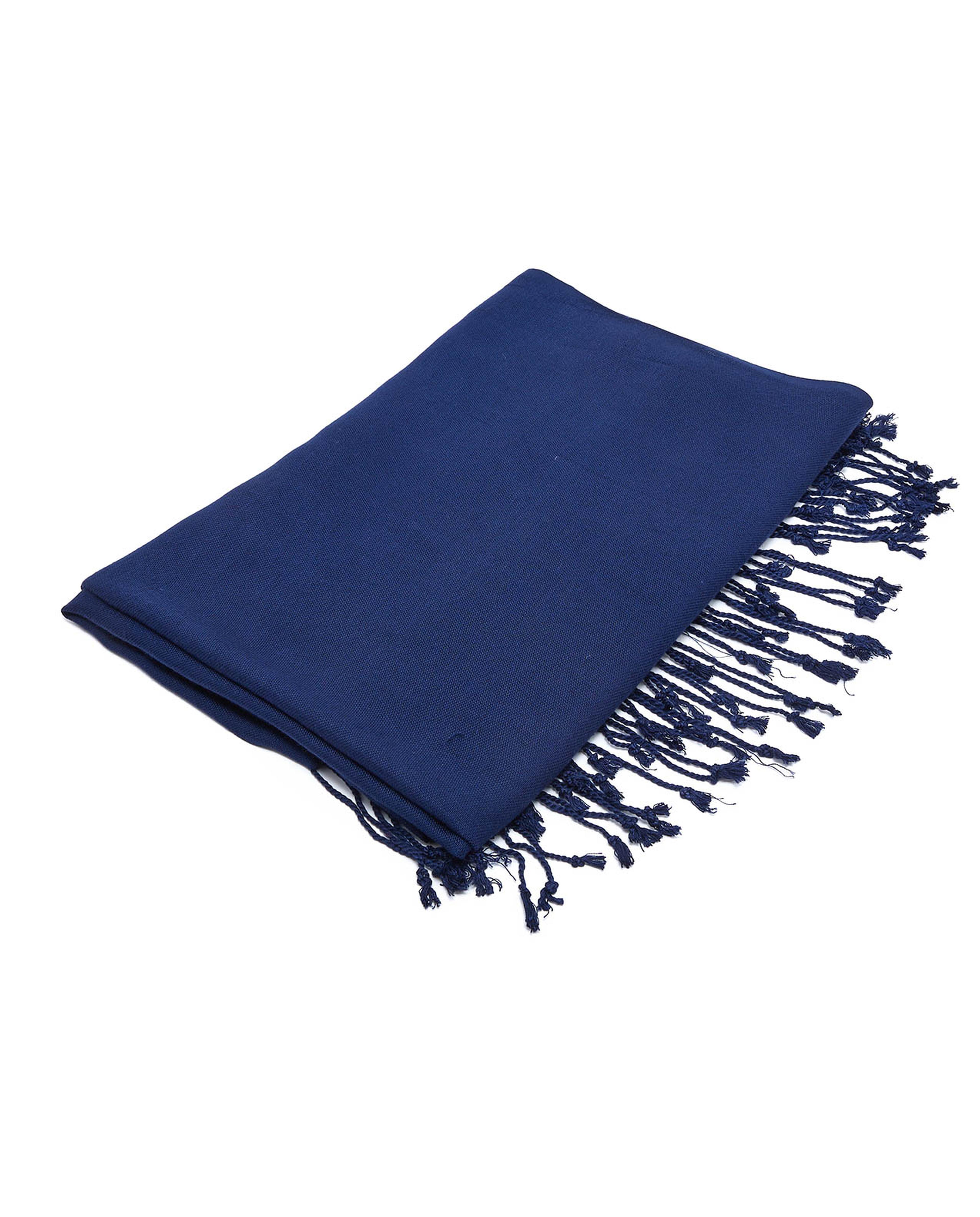Tassel Hem Pashmina Scarf