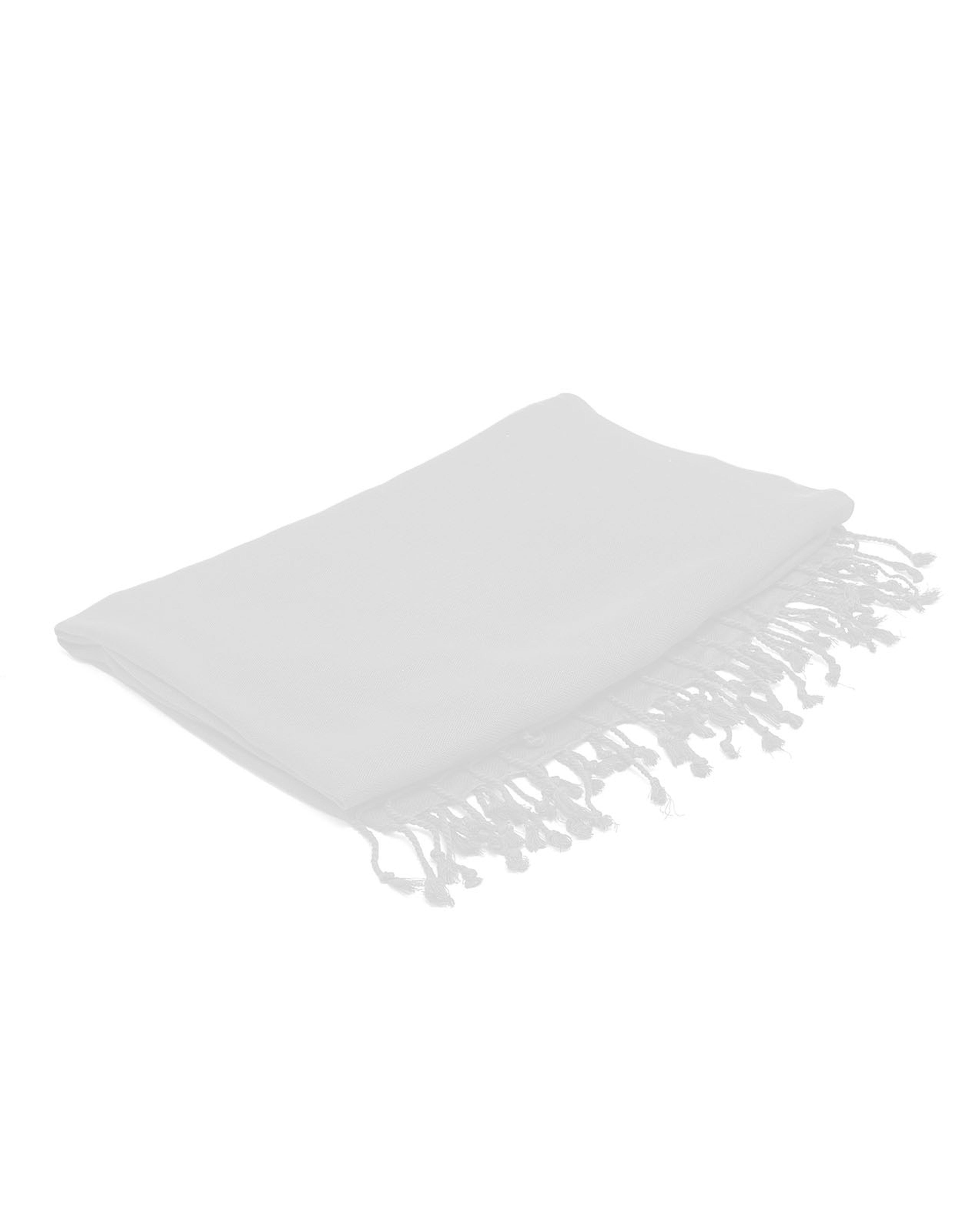 Tassel Hem Pashmina Scarf