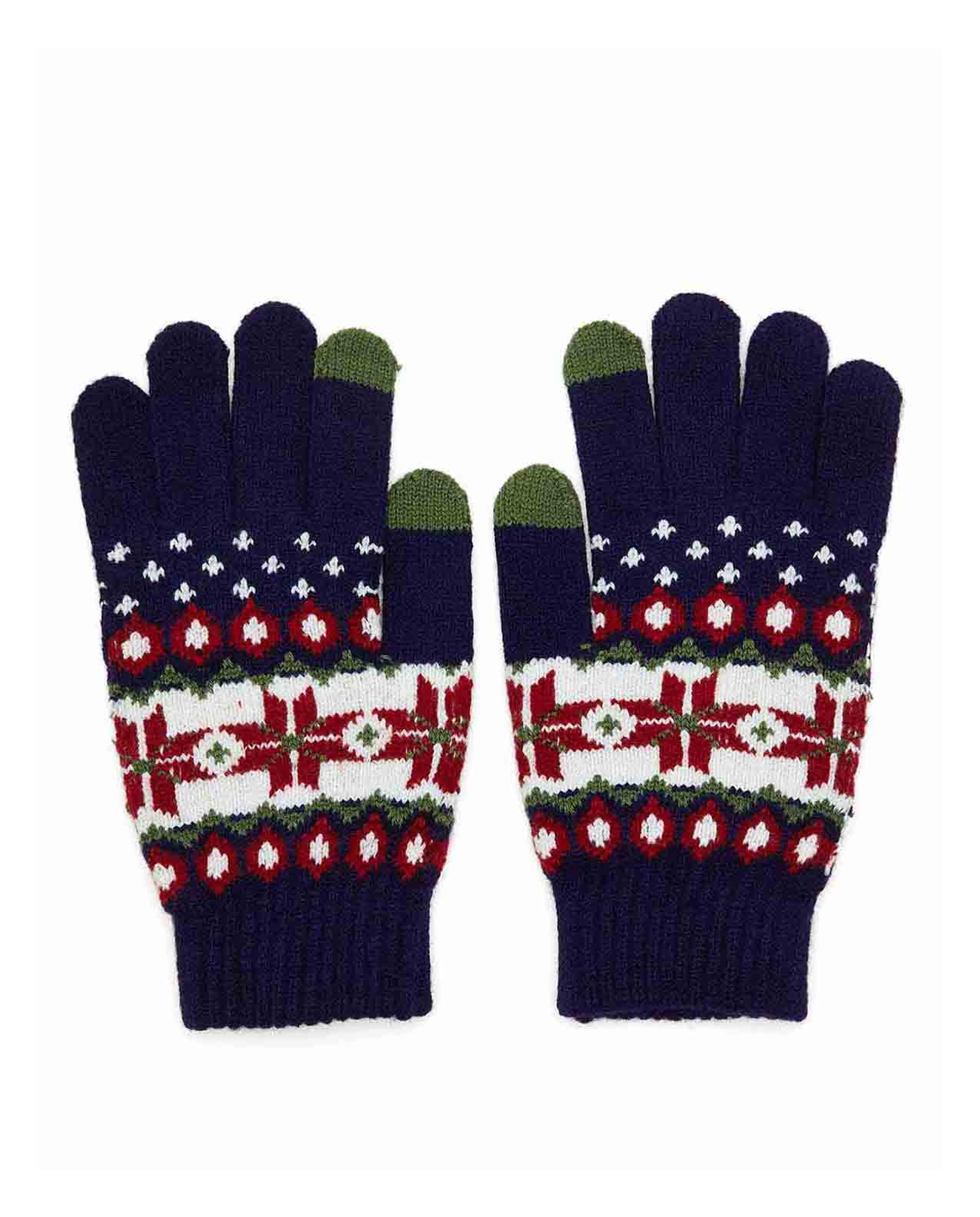 Patterned Fleece Gloves