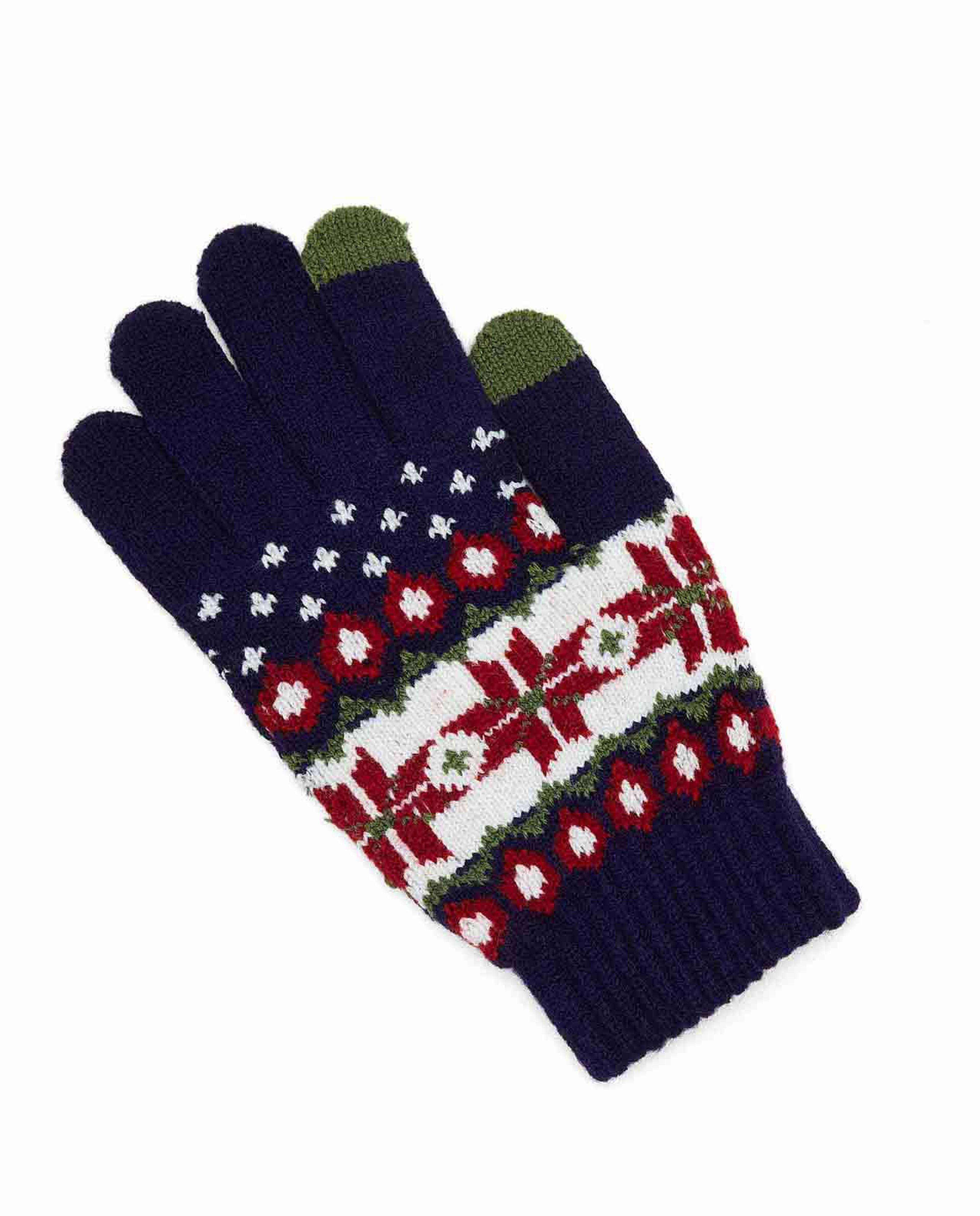 Patterned Fleece Gloves