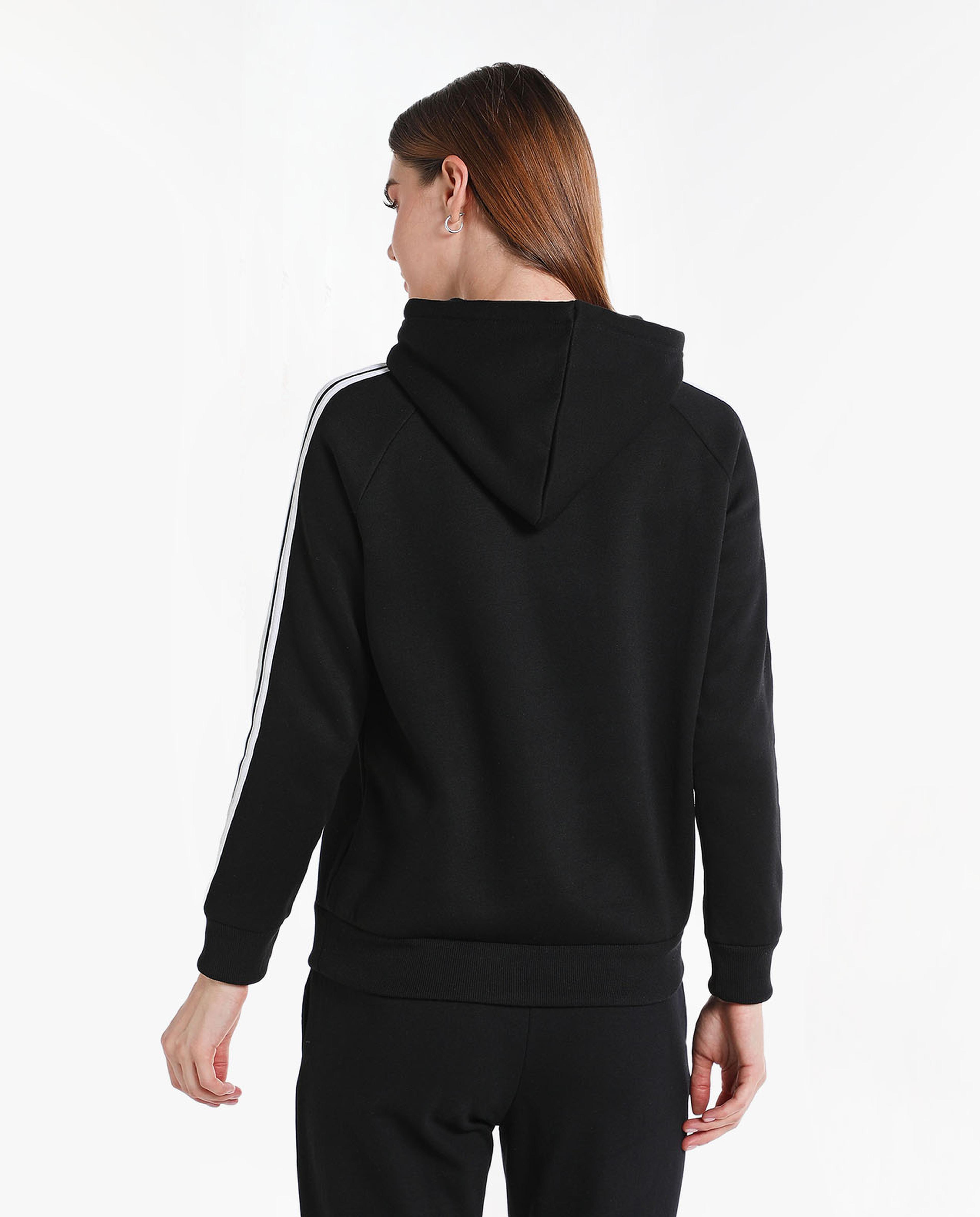 Sideline Stripe Hooded Sweatshirt with Long Sleeves