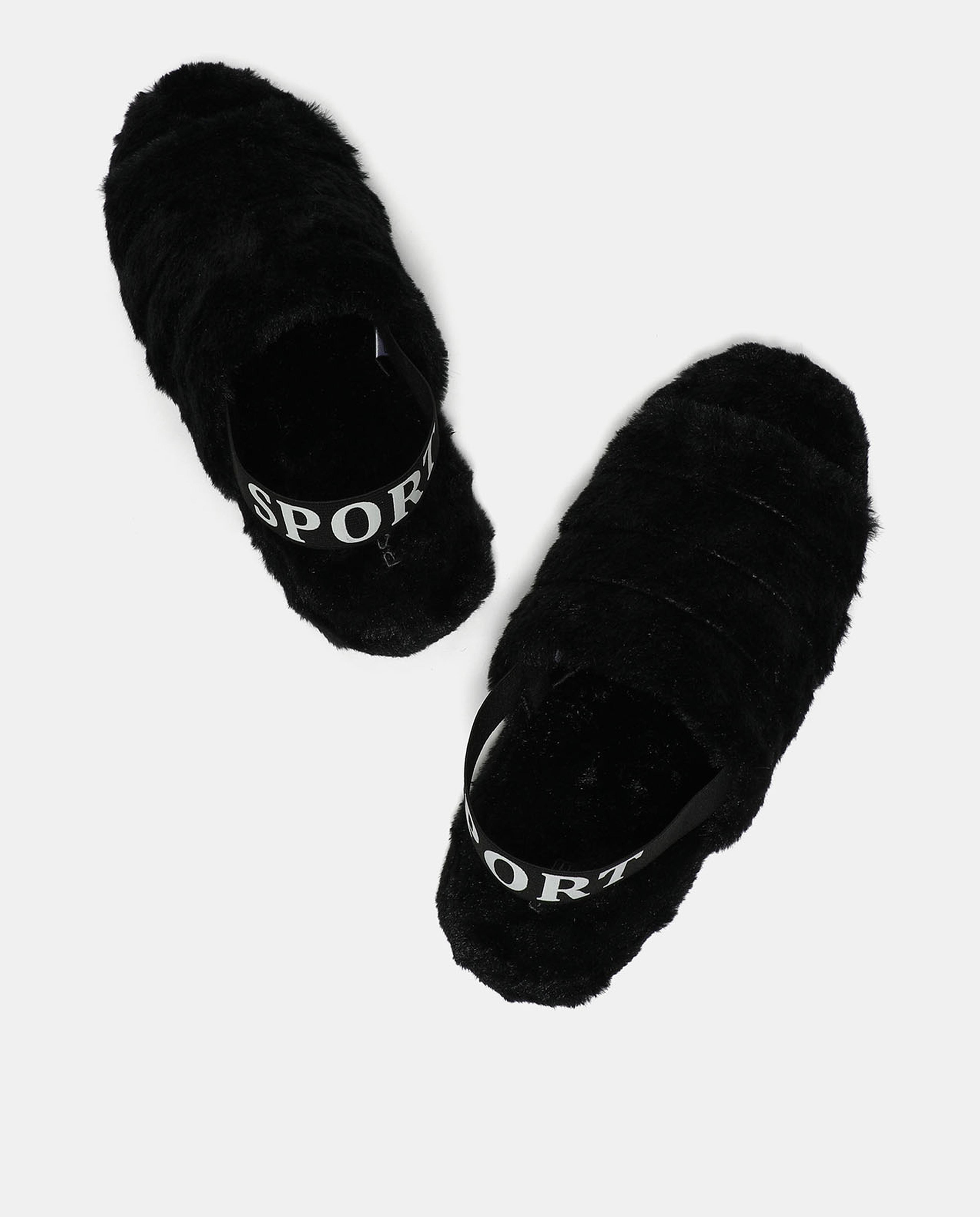 Quilted Sling Back Slip-On Back Bedroom Slippers