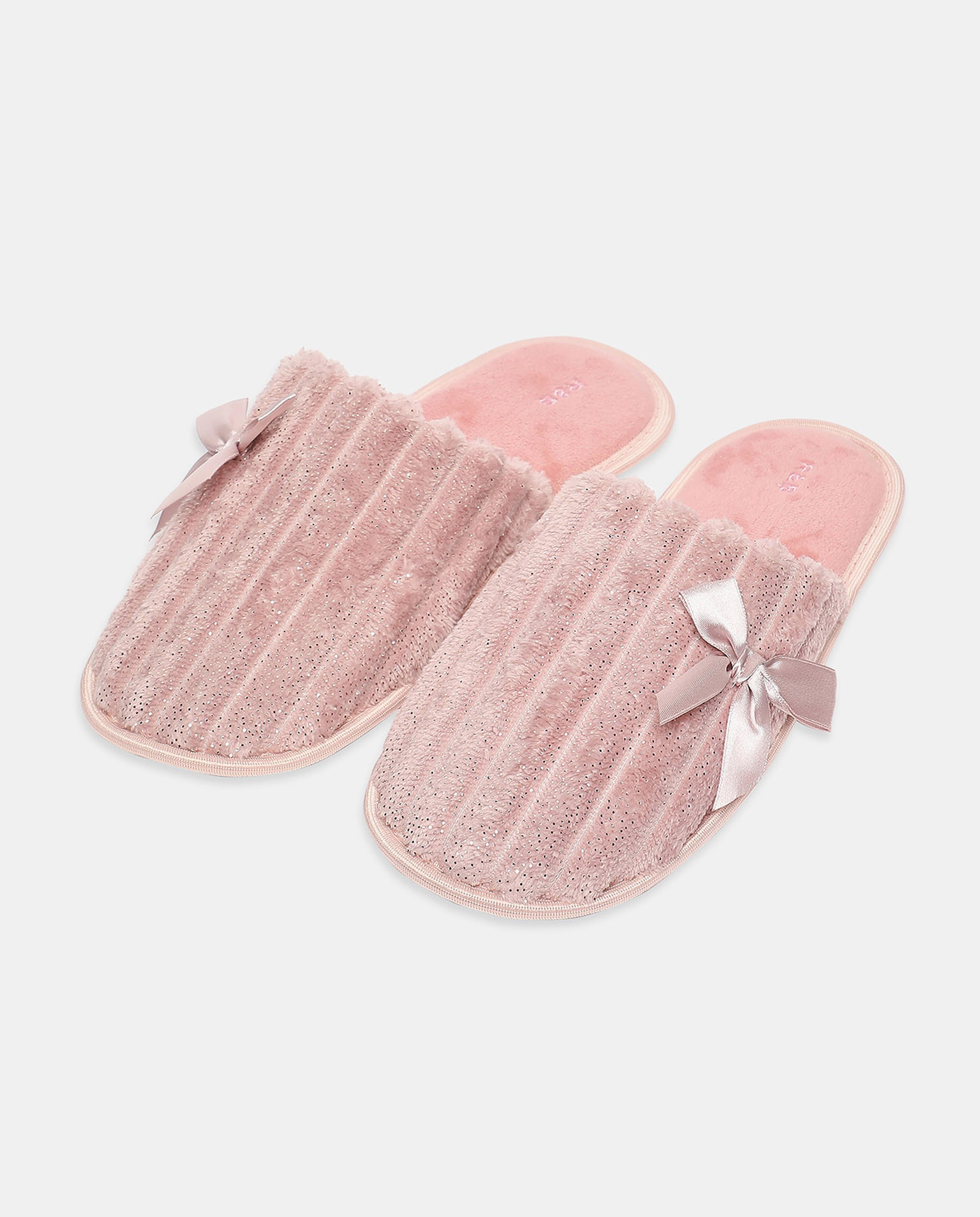 Quilted Slip-On Bedroom Slippers