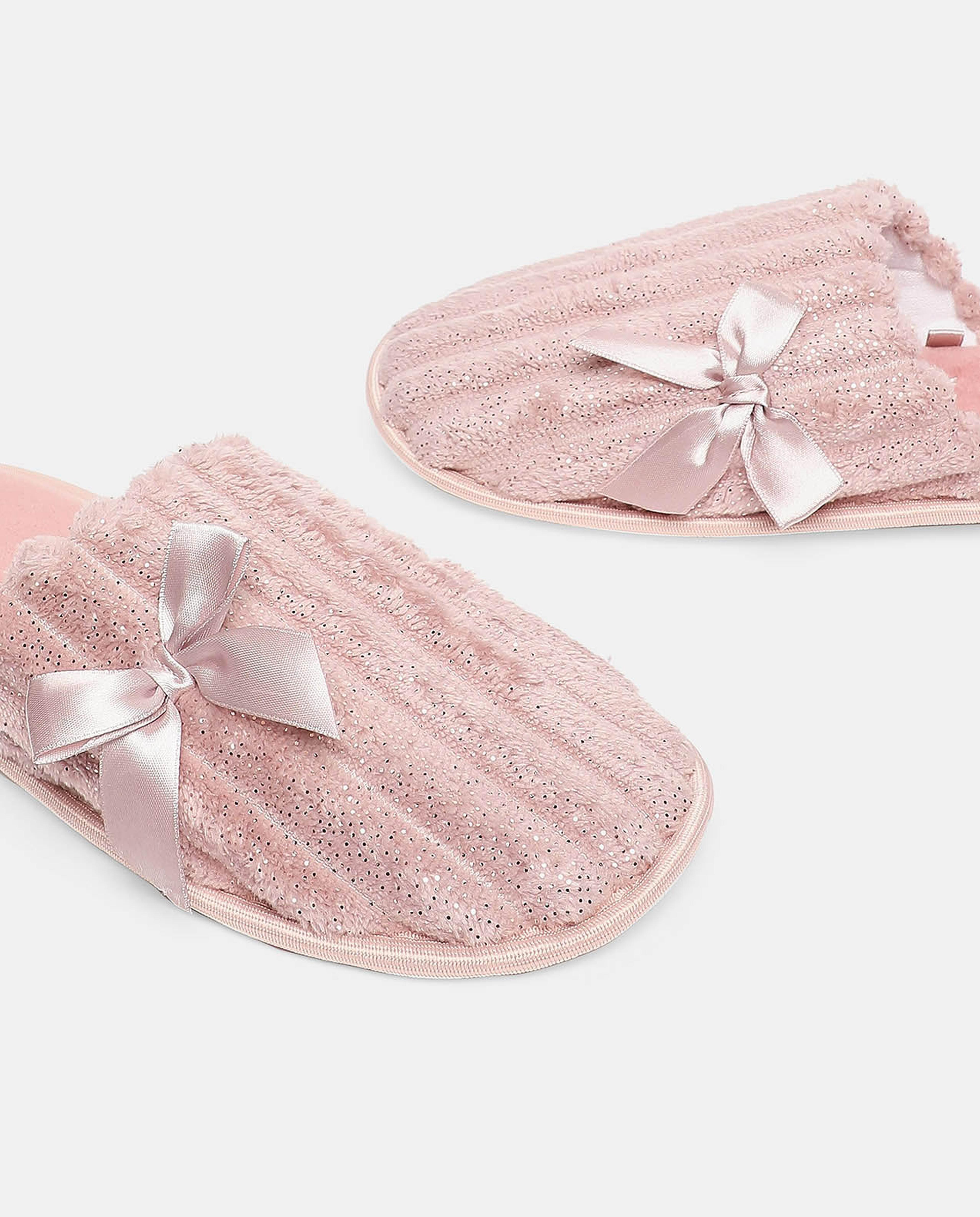 Quilted Slip-On Bedroom Slippers