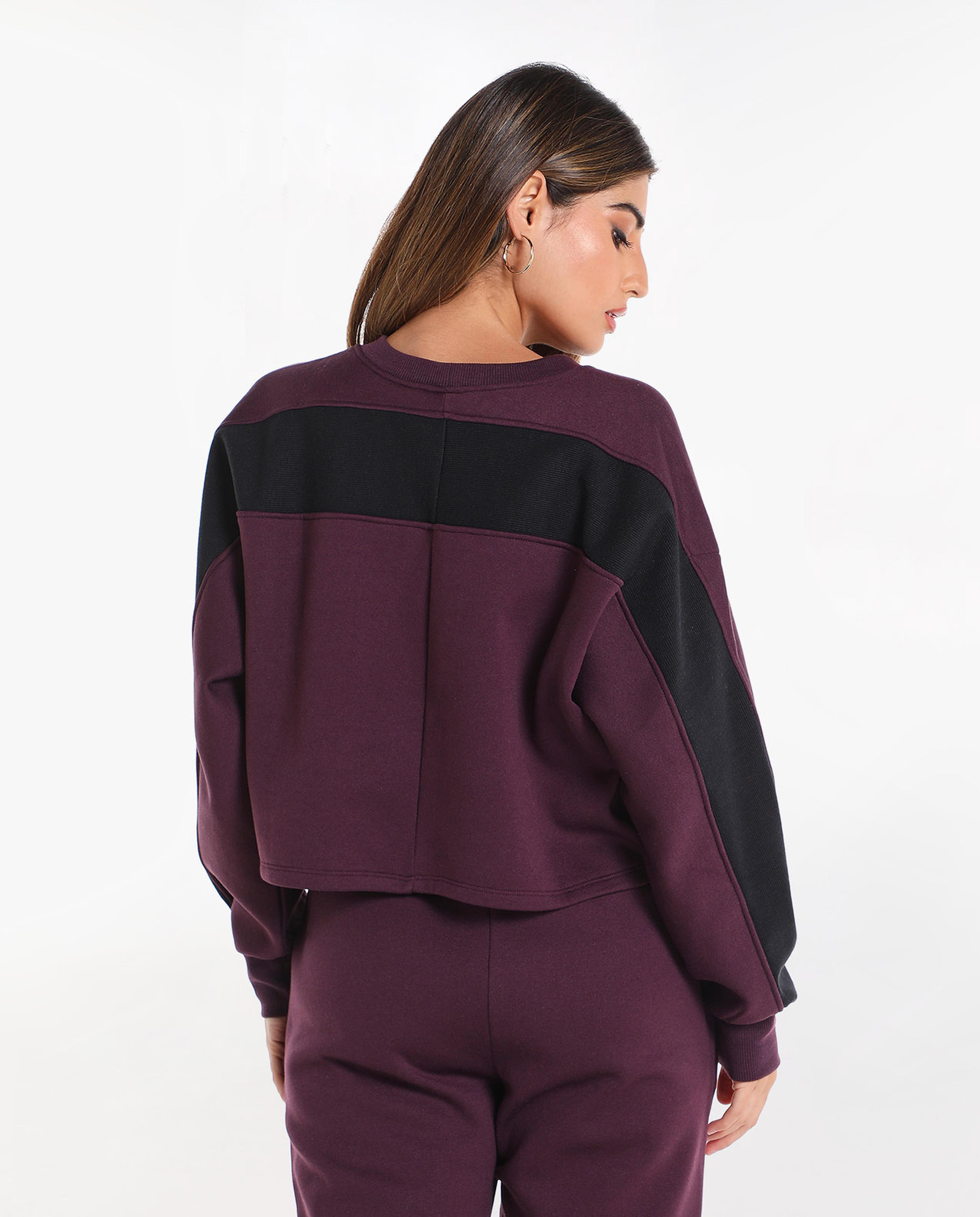 Embroidered Casual Sweatshirt