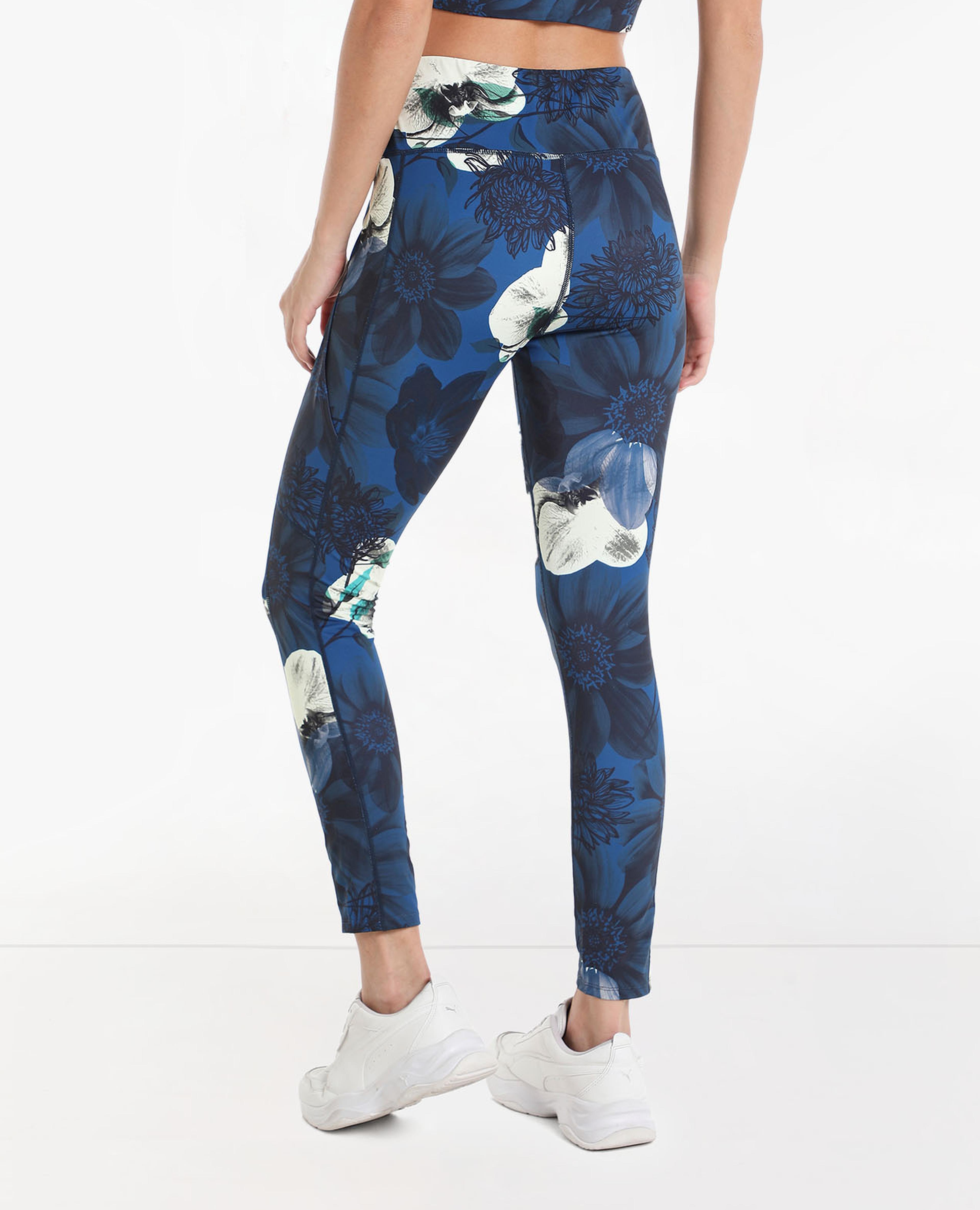Floral Printed High Rise Tights