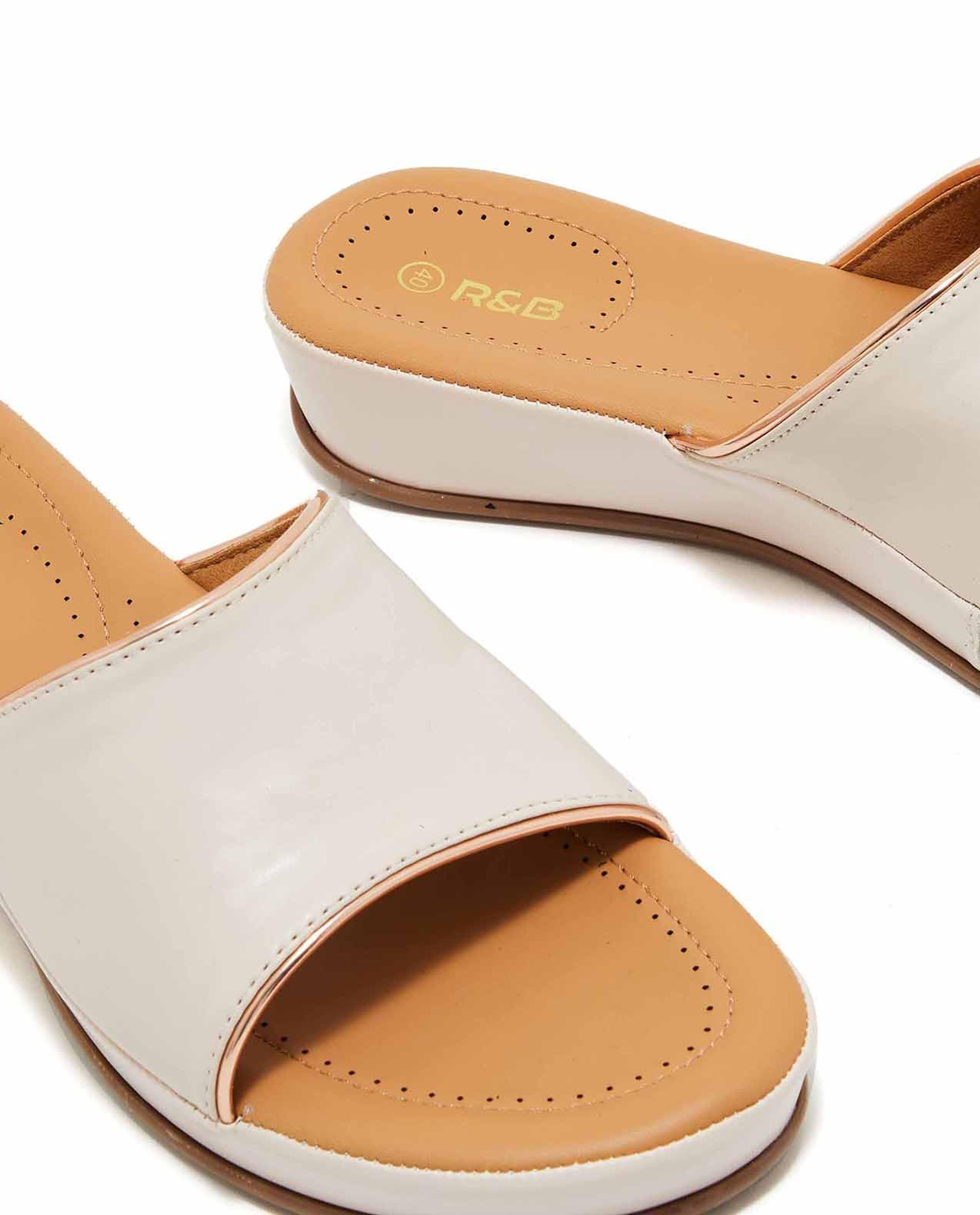 Open-Toe Flatform Sandals