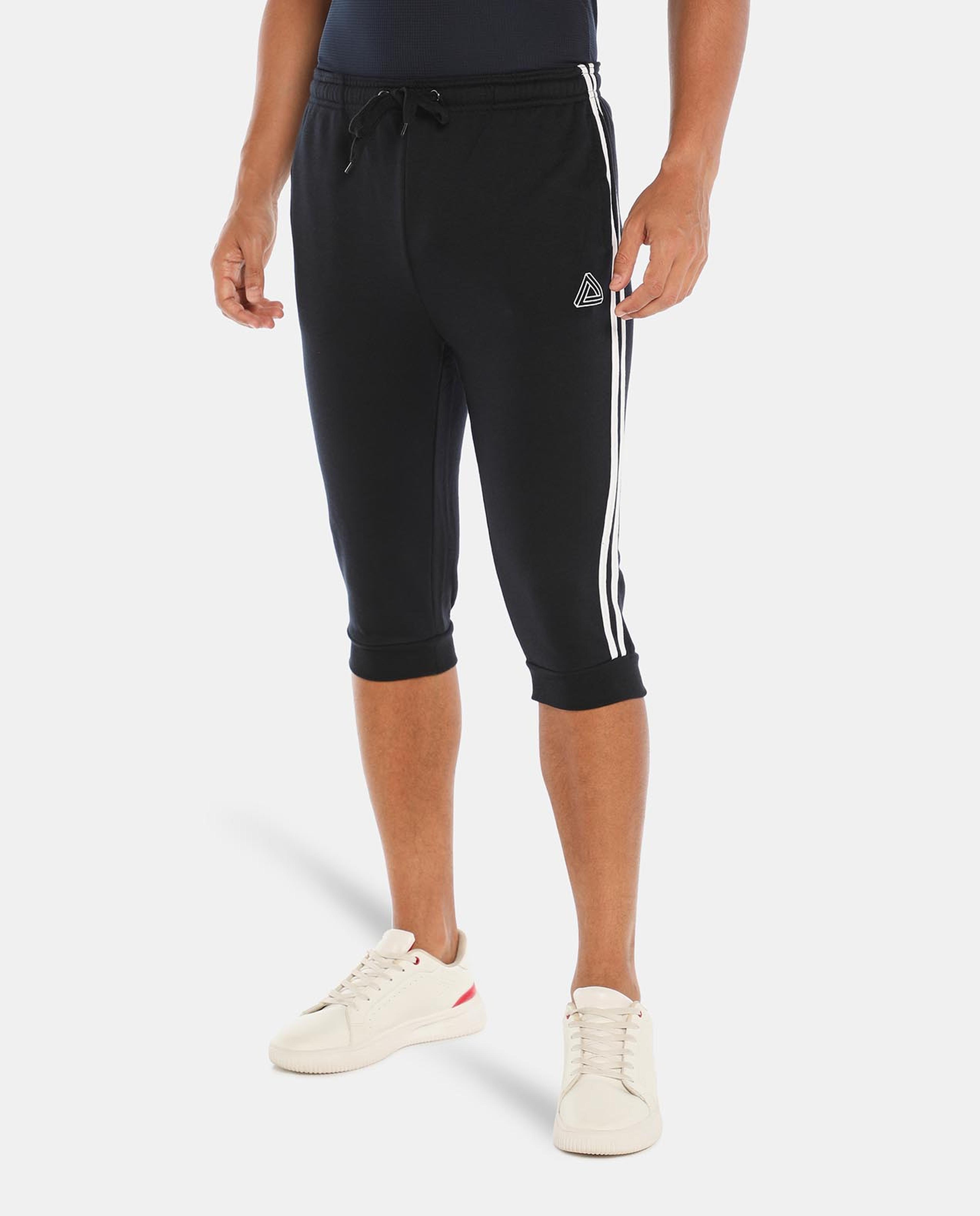 R&B Navy Blue Activewear Shorts
