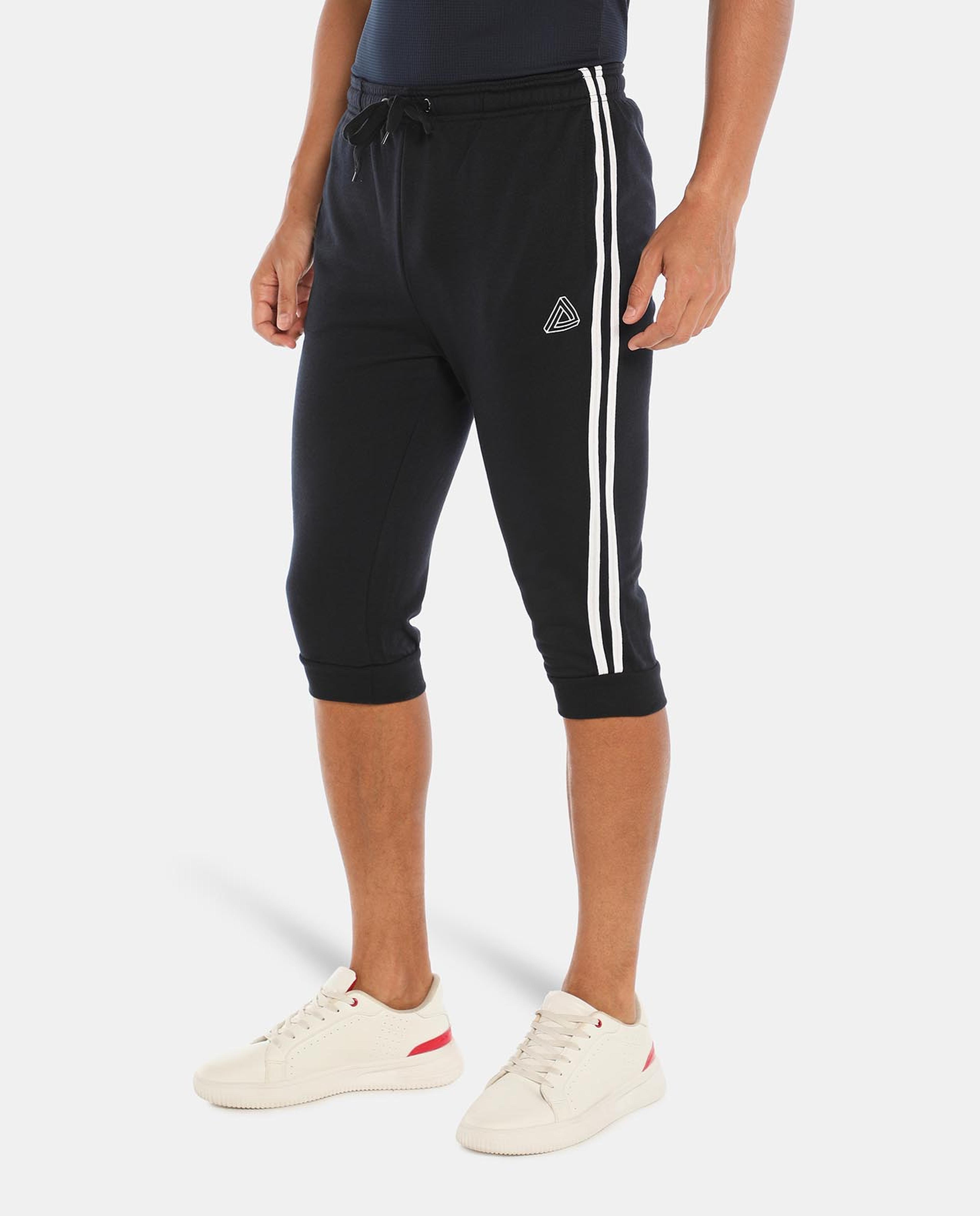 R&B Navy Blue Activewear Shorts