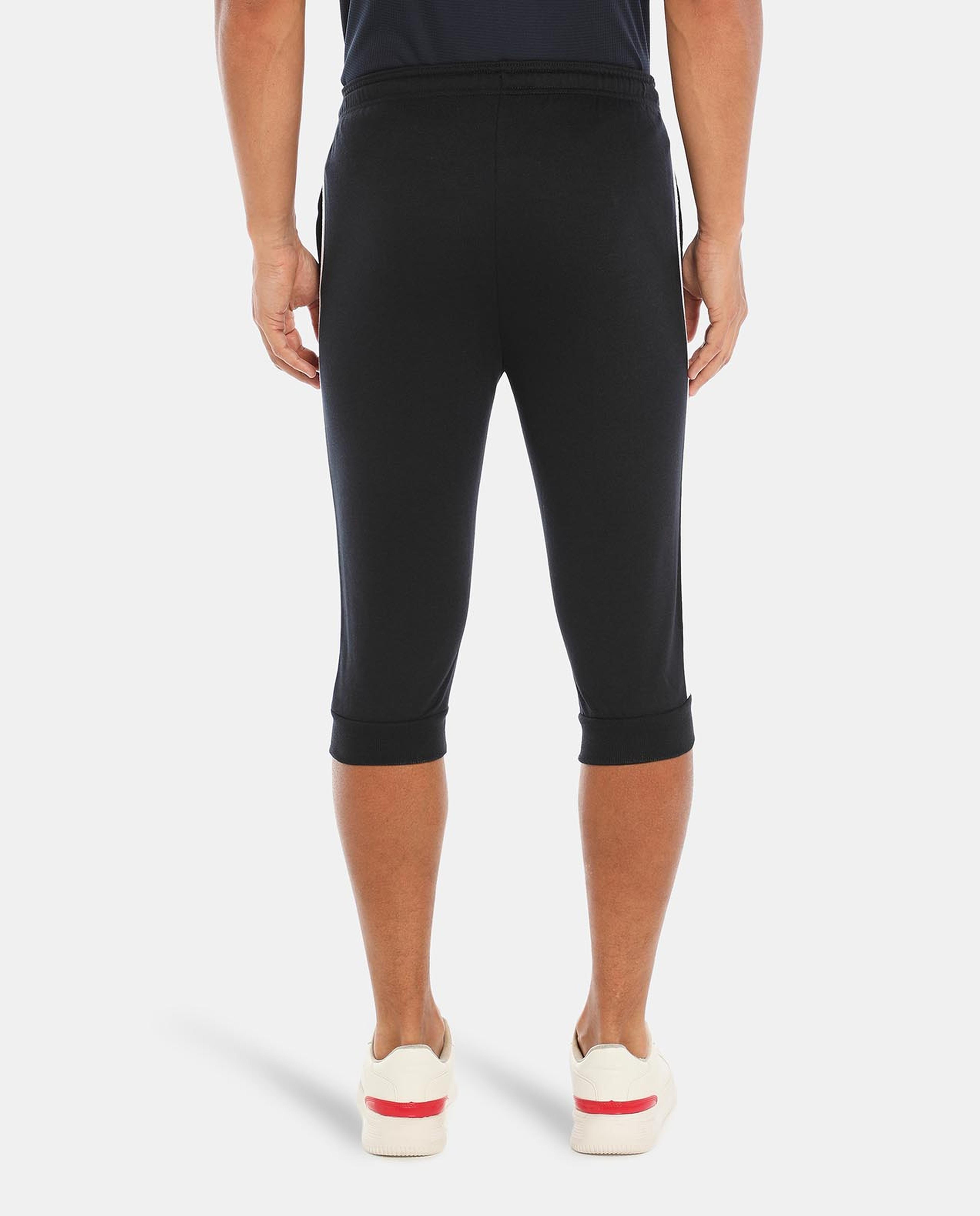 R&B Navy Blue Activewear Shorts
