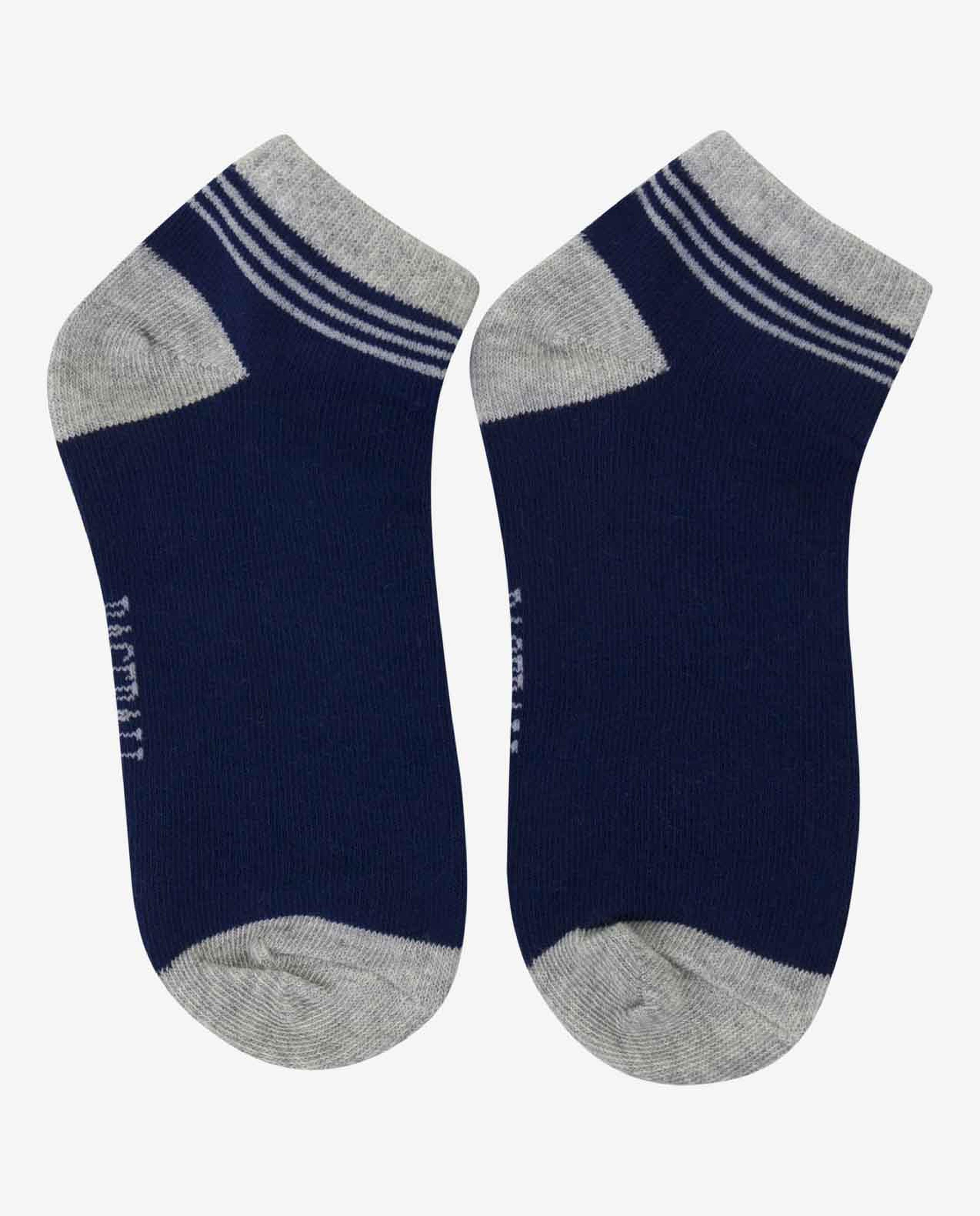 Multi Boys Ankle Socks-Pack of 3