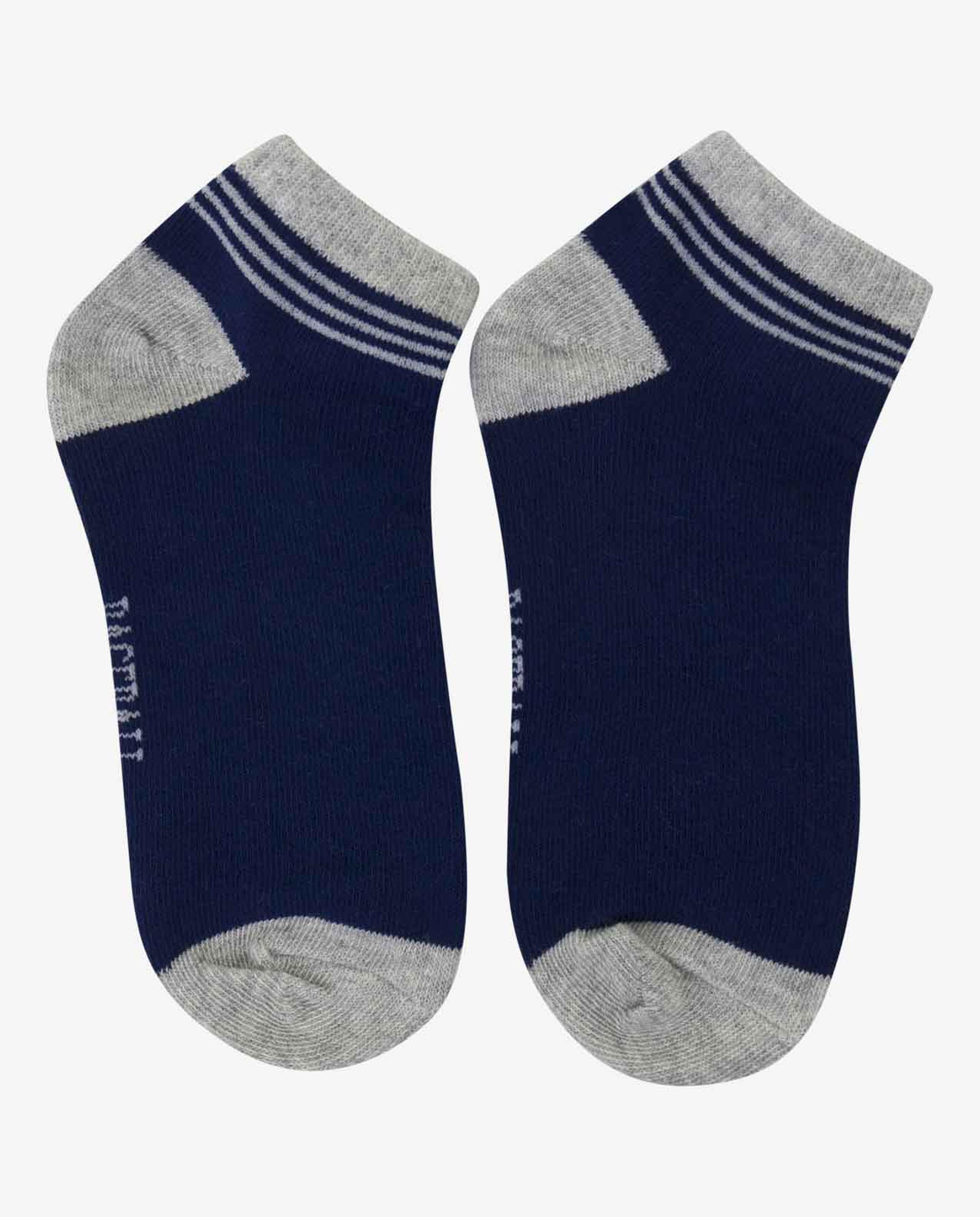 Multi Boys Ankle Socks-Pack of 3