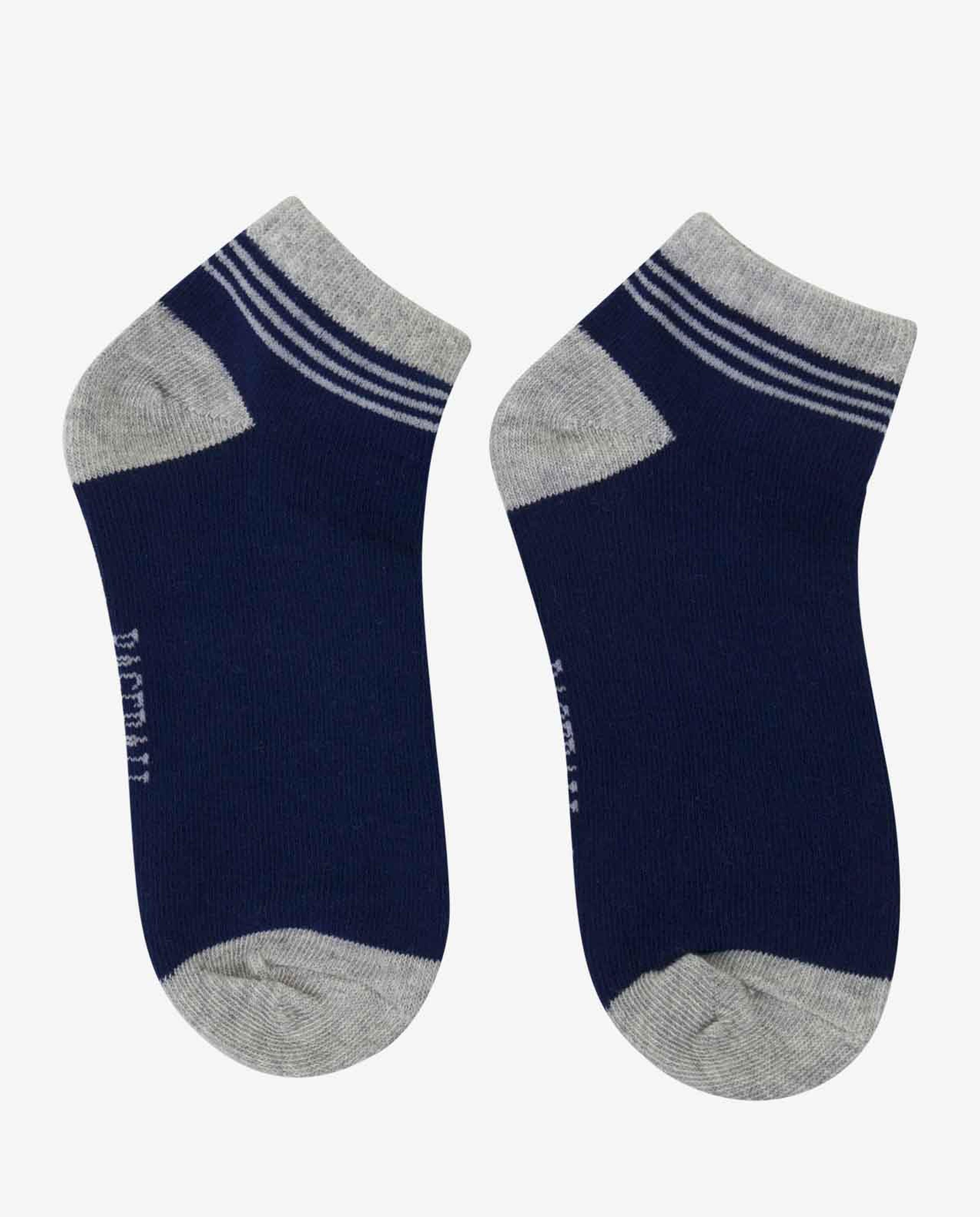 Multi Boys Ankle Socks-Pack of 3