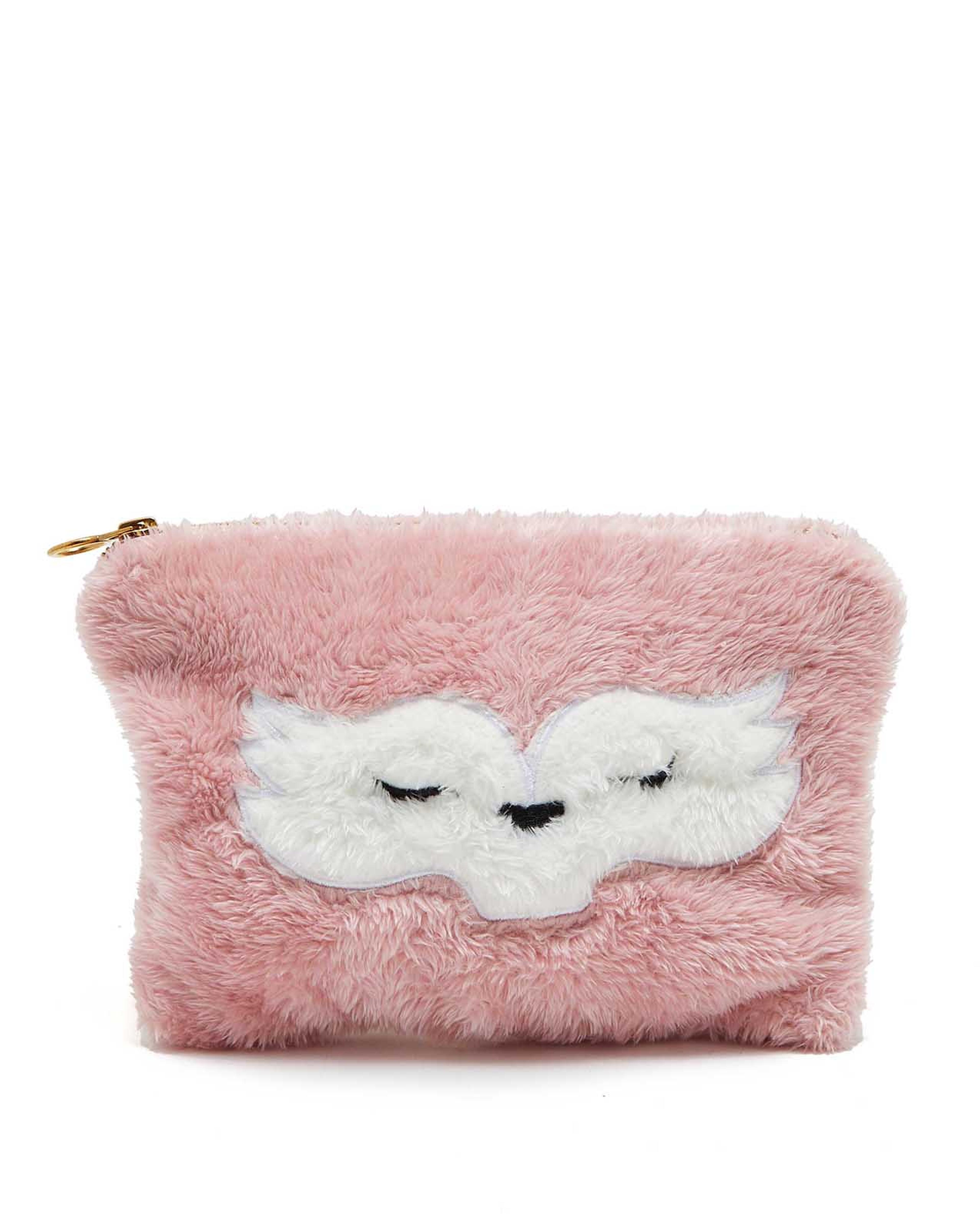 Plush Cosmetic Pouch