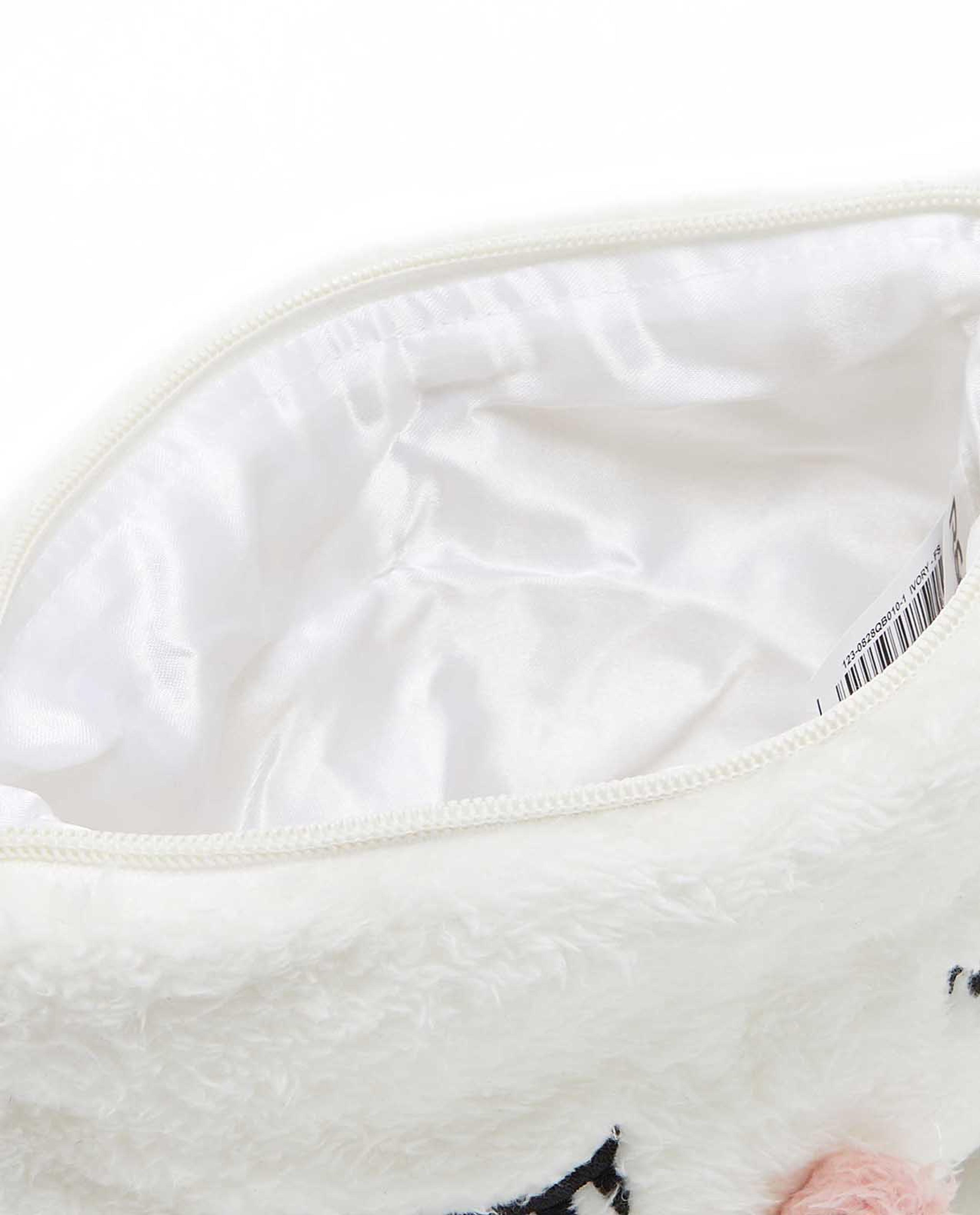 Plush Cosmetic Pouch