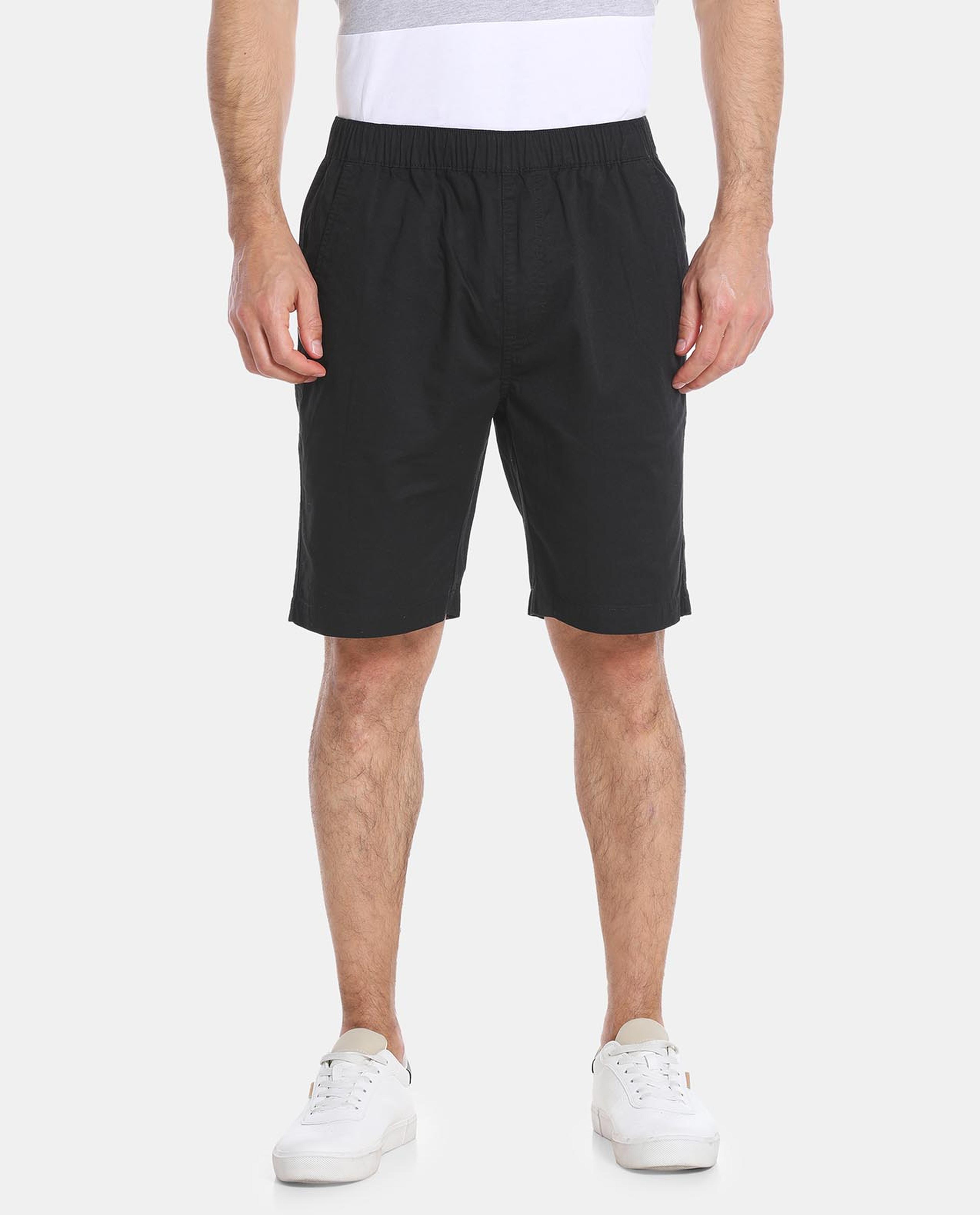 Black Casual Shorts