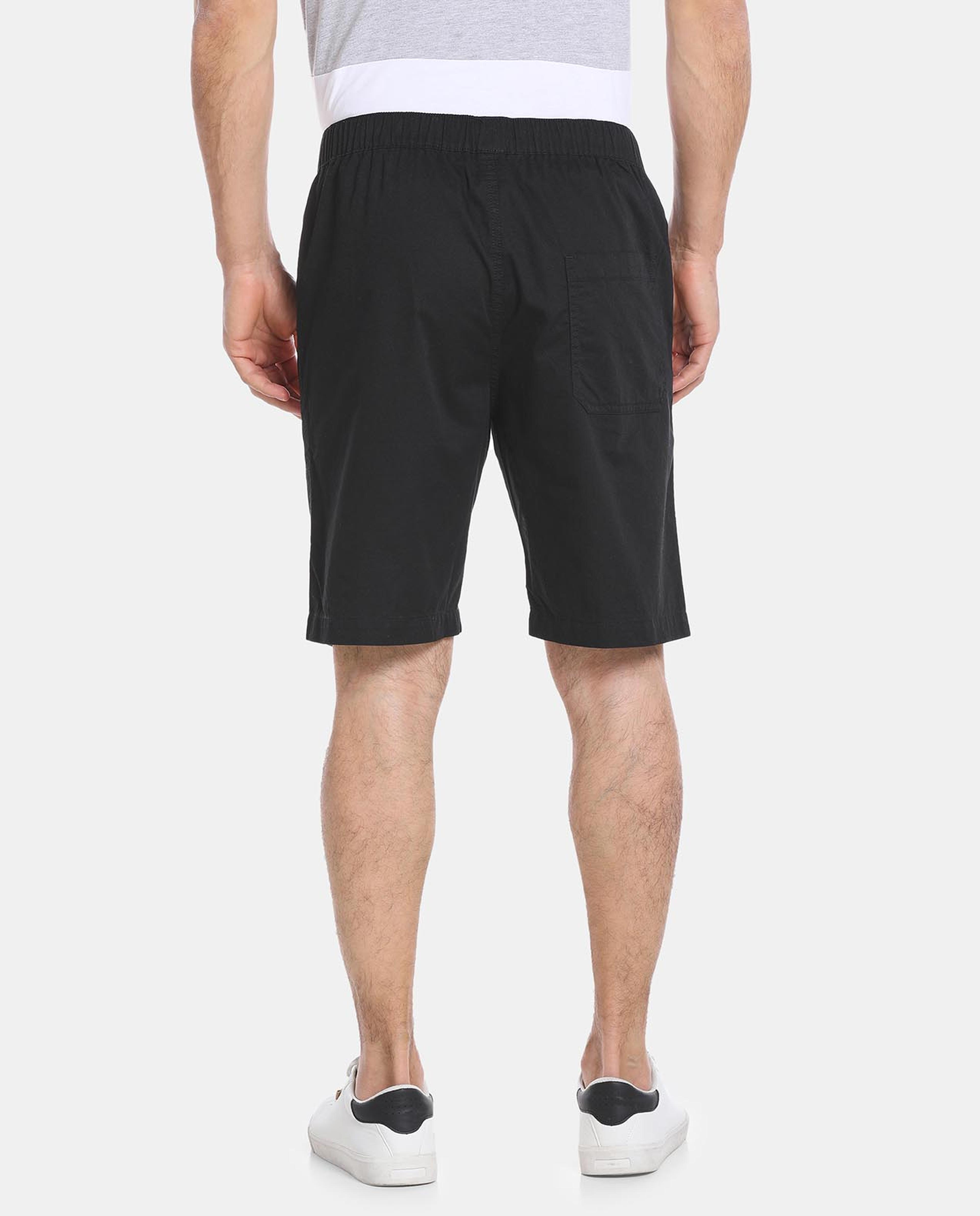 Black Casual Shorts