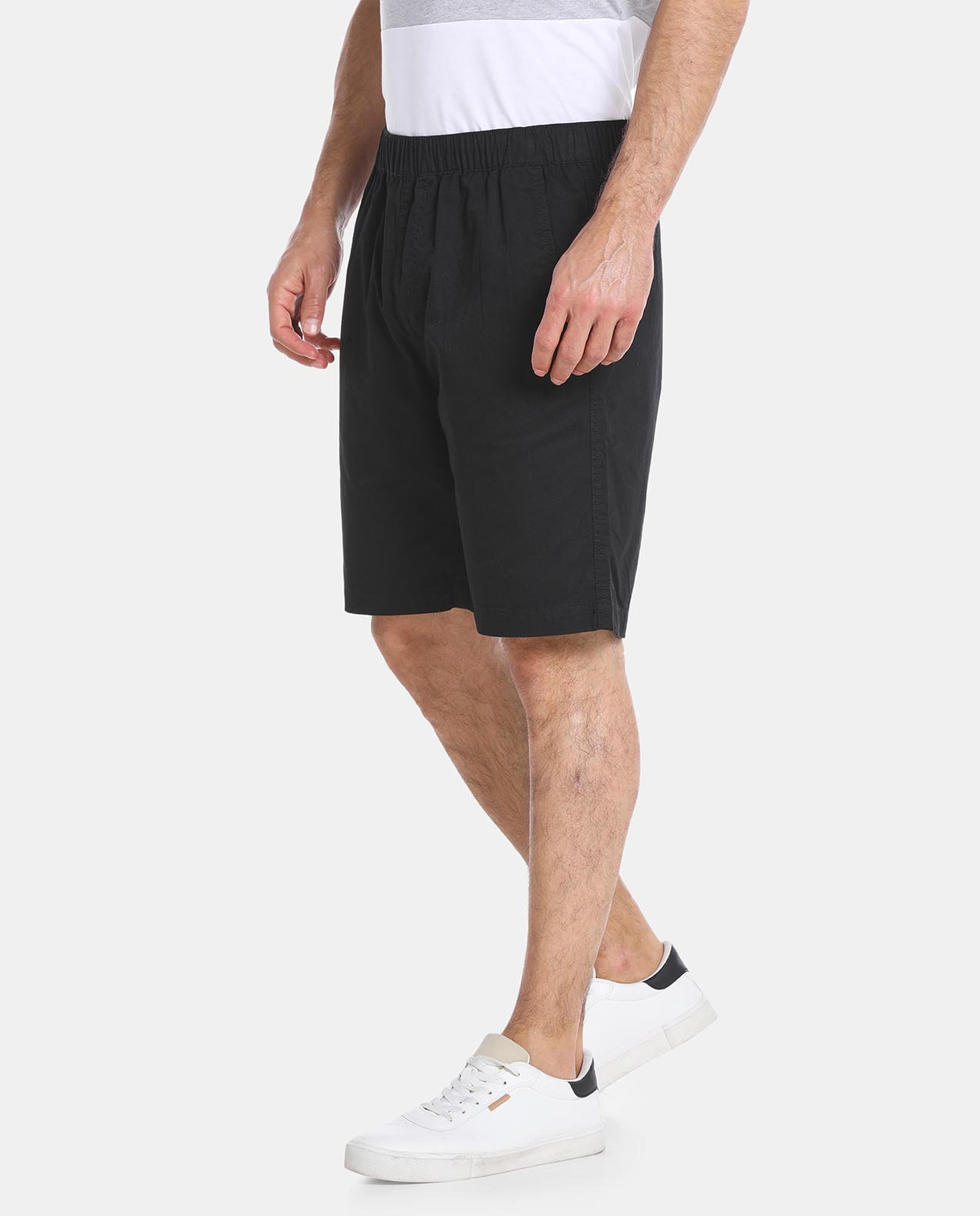 Black Casual Shorts