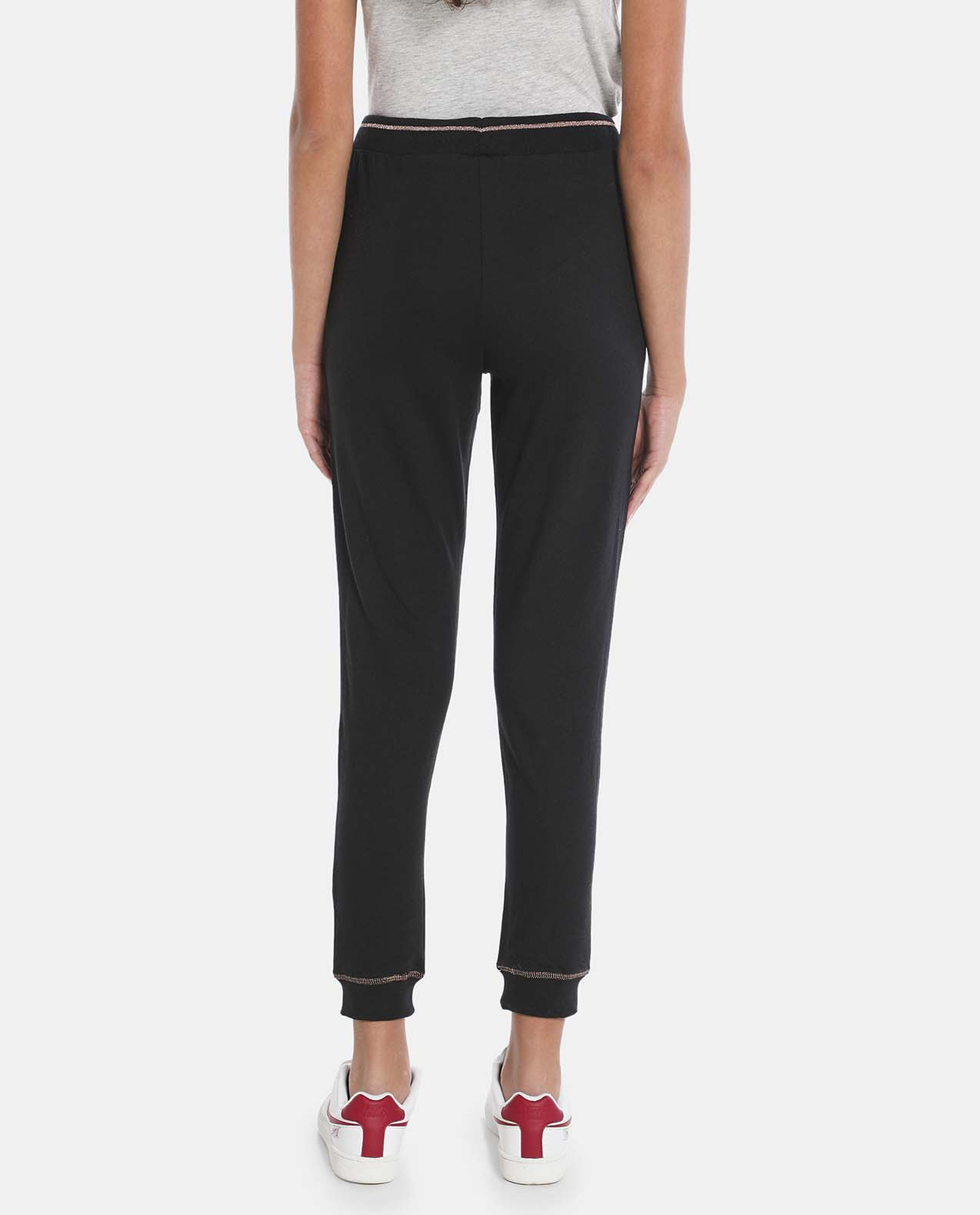Black Skinny Fit Sweatpants