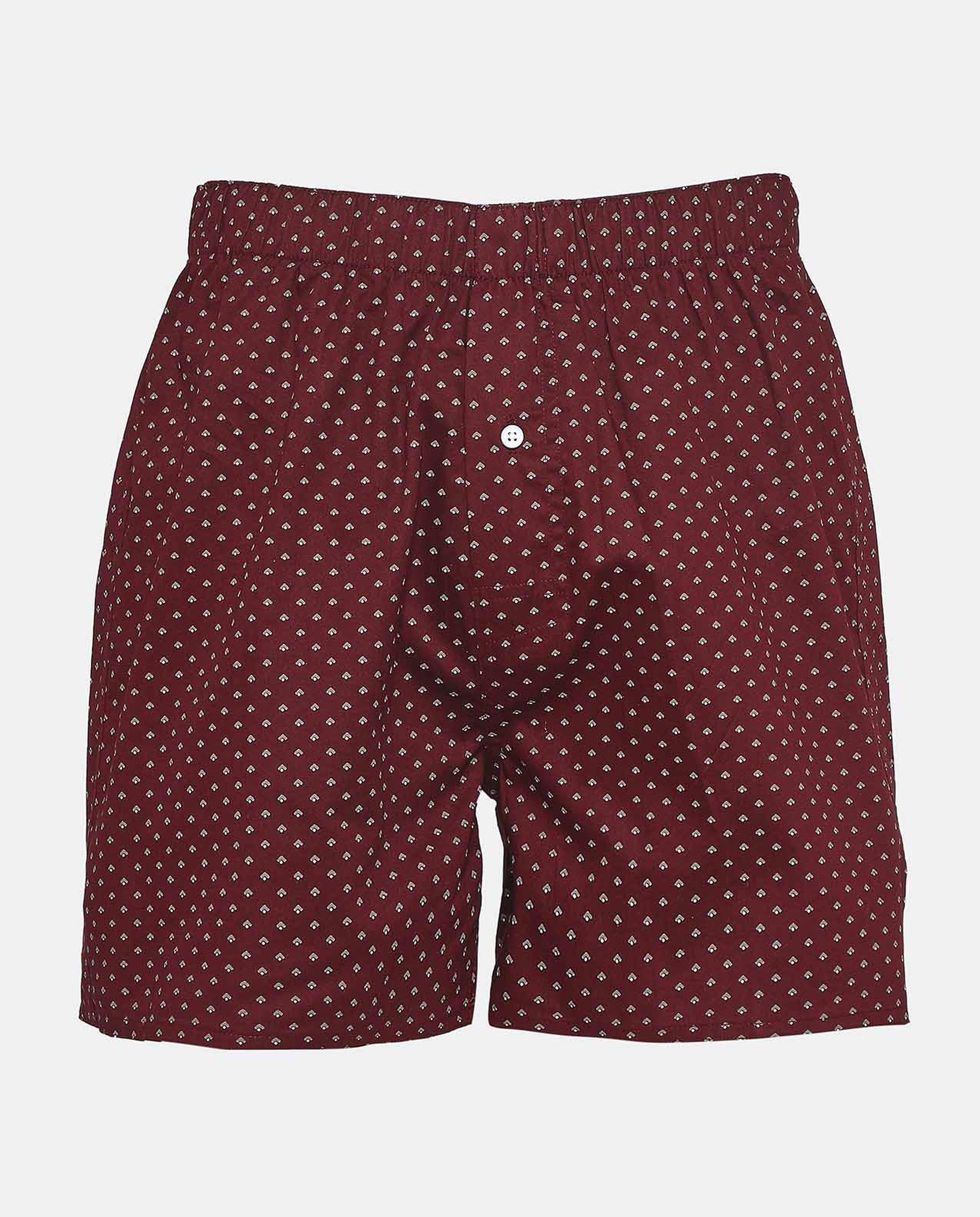 R&B Red All Over Print Boxer Short