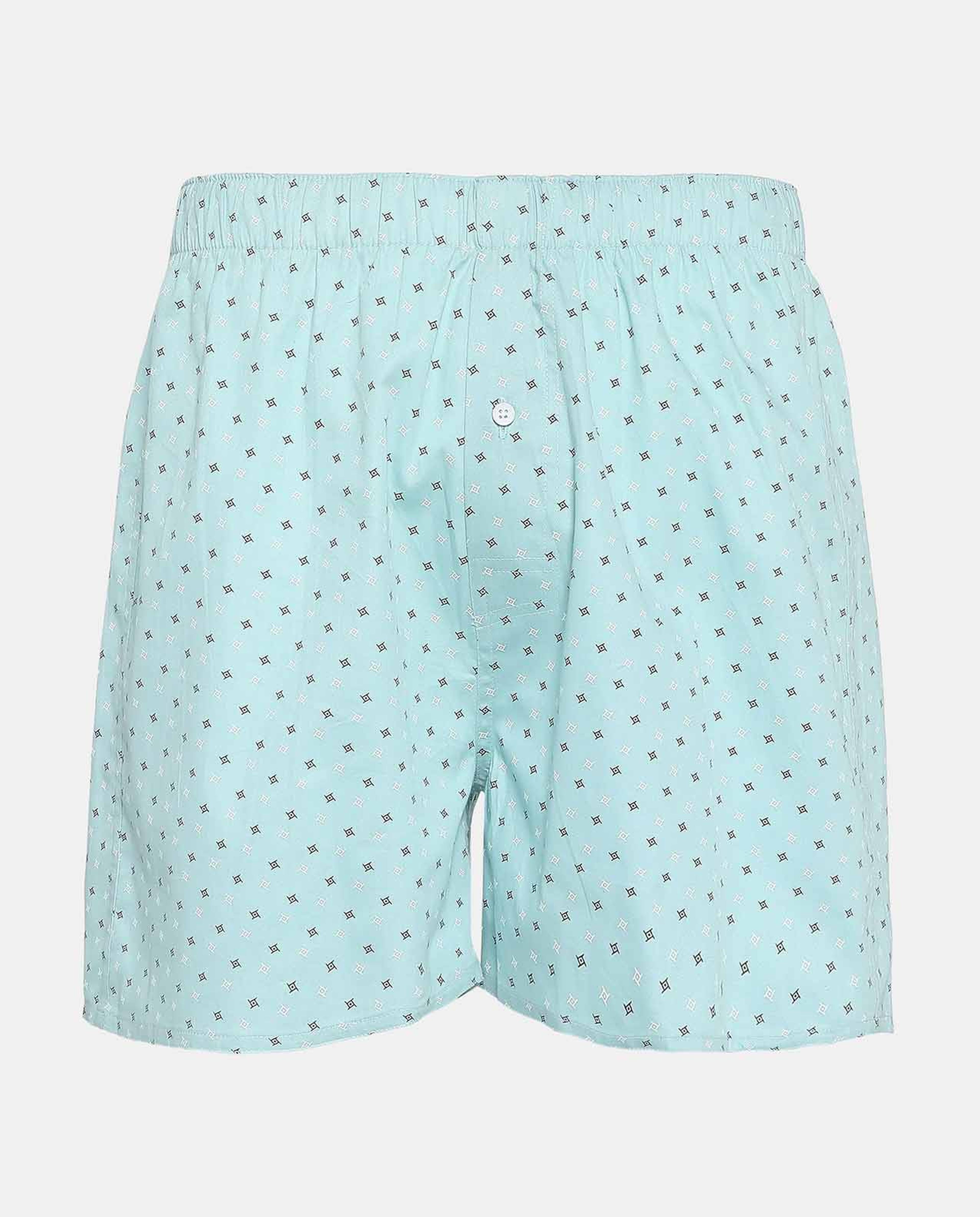 R&B Green All Over Print Boxer Short
