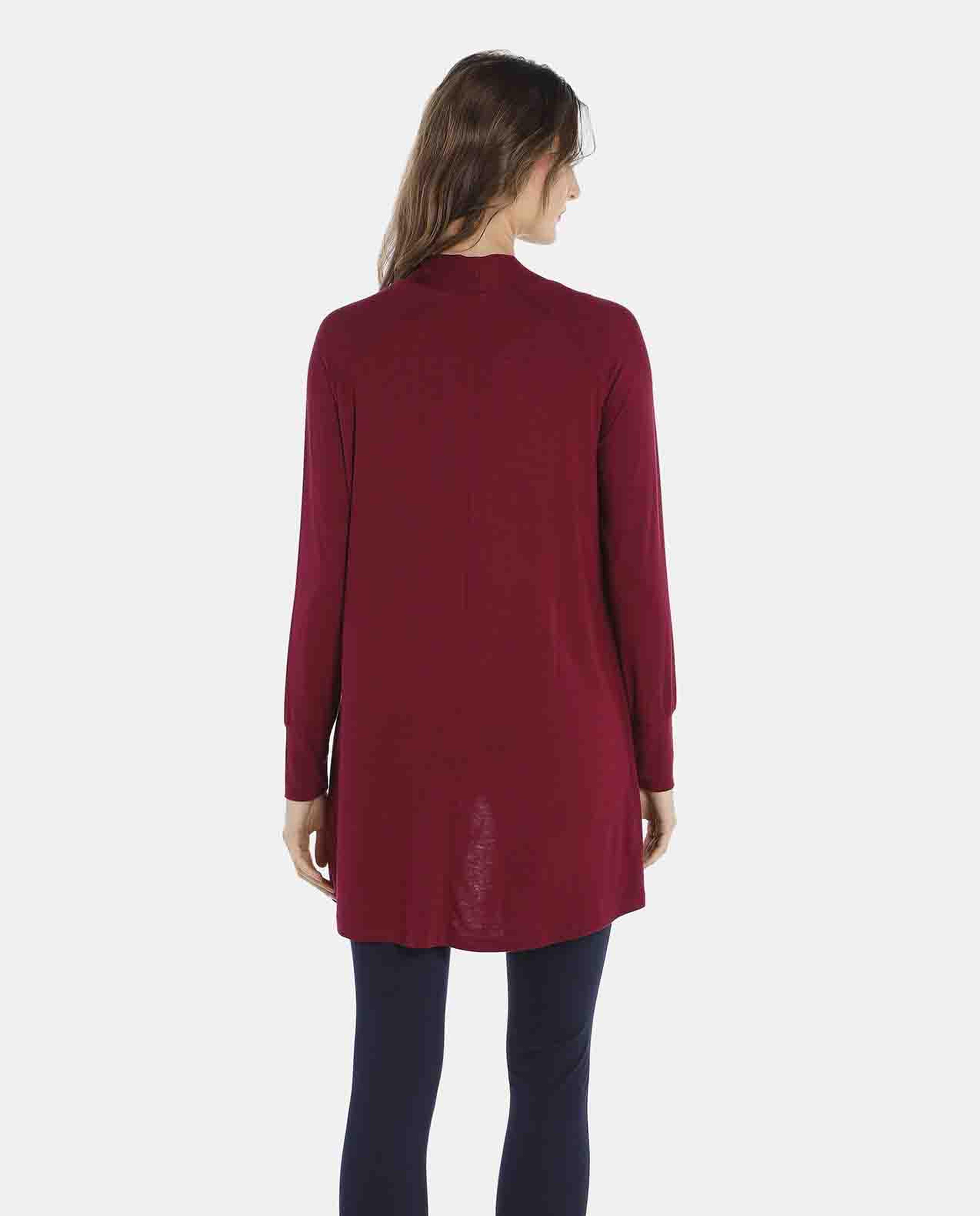 Burgundy Shrug
