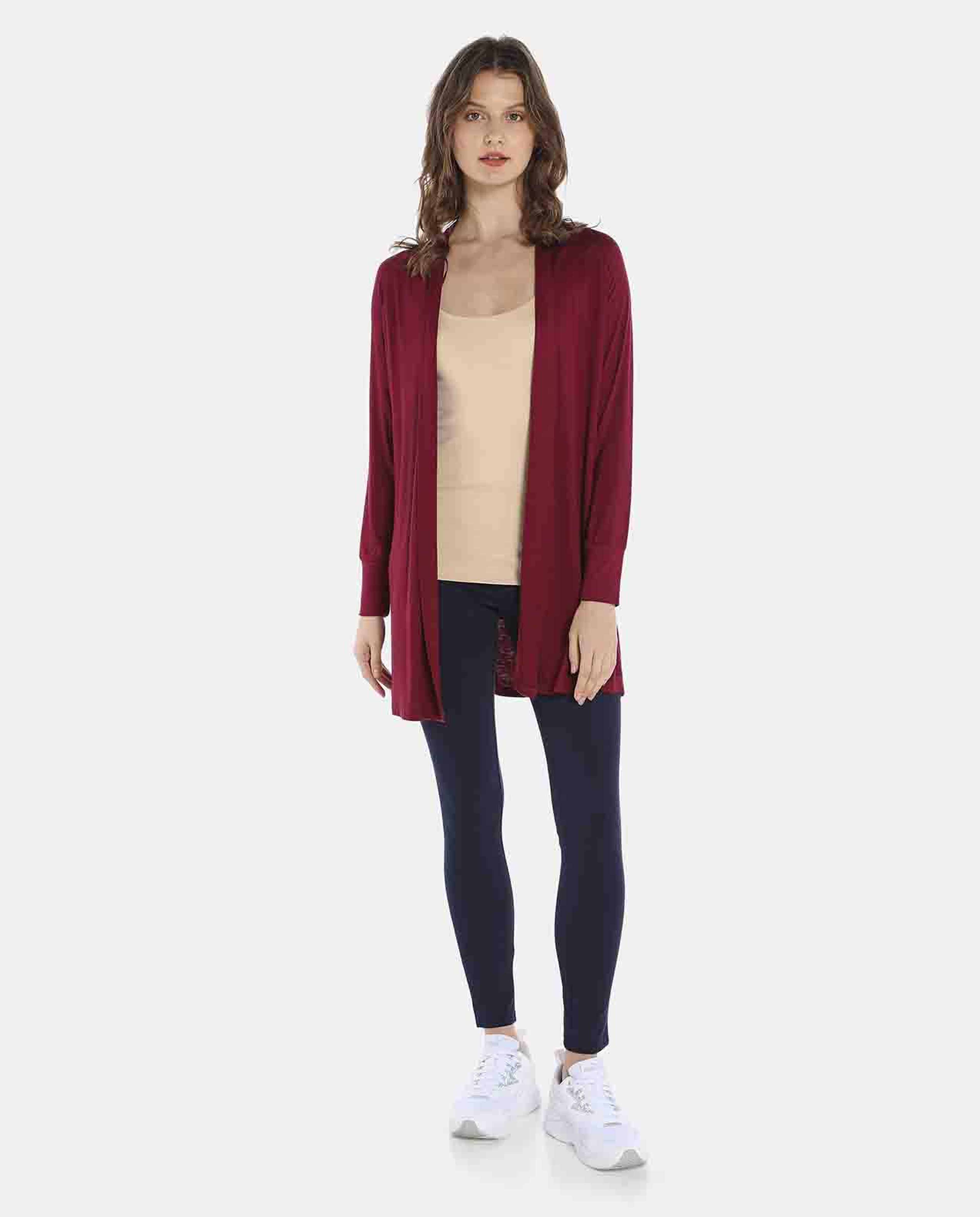 Burgundy Shrug